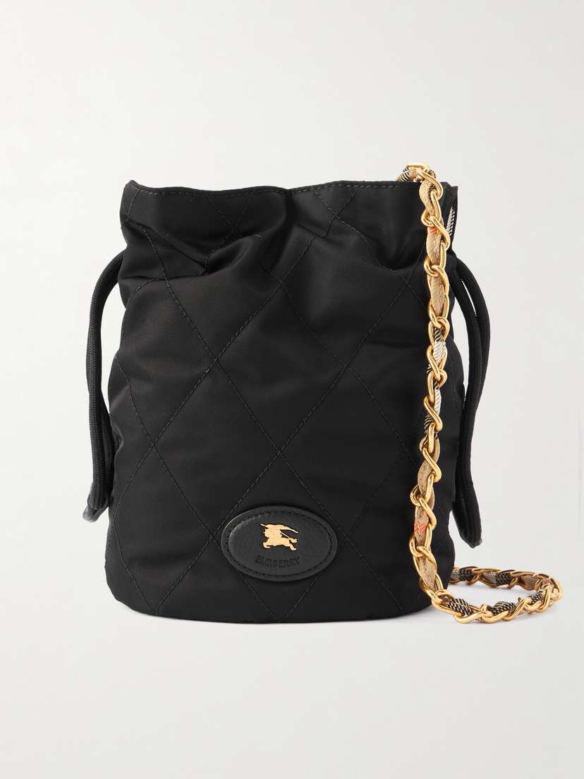 Burberry Quilted Shell Shoulder Bag