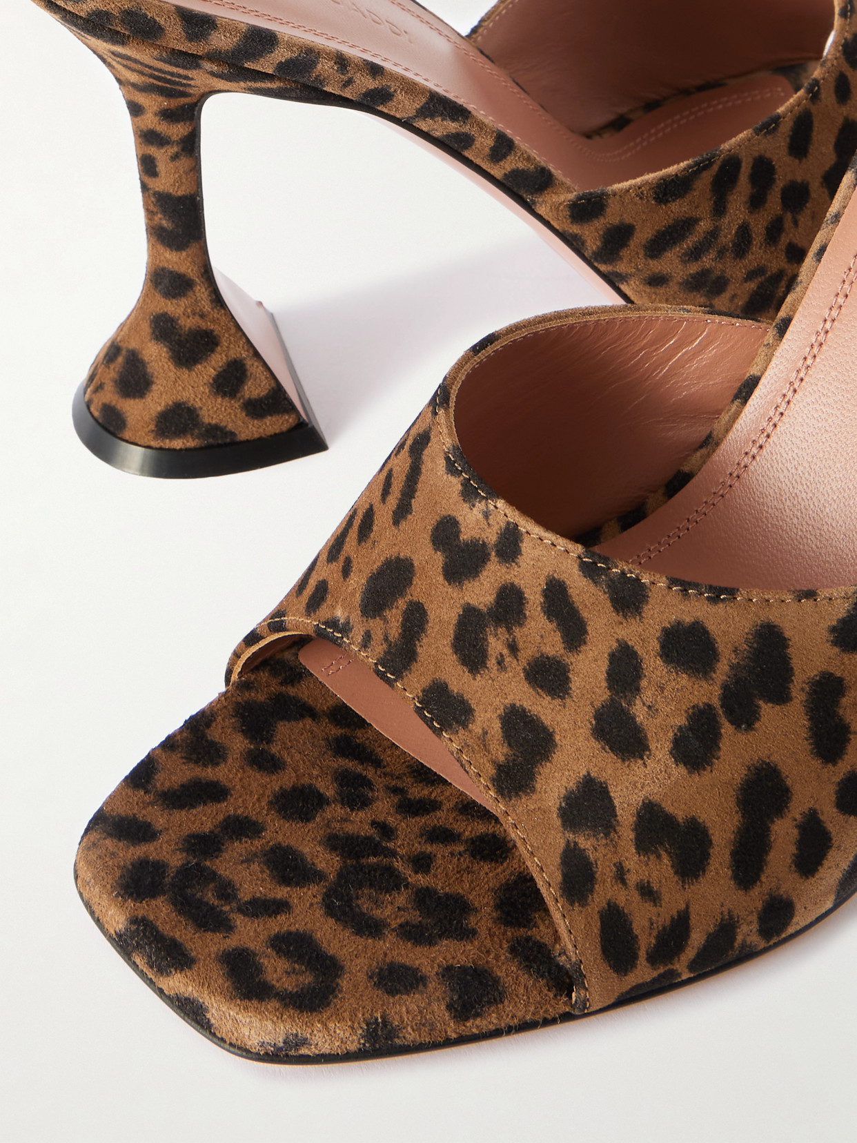 Amina Muaddi Stiletto High-heeled Sandals In Multi