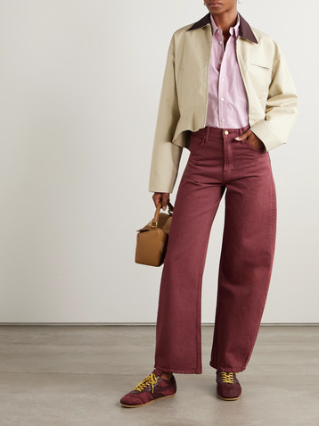 B Sides Leroy mid-rise barrel-leg jeans
