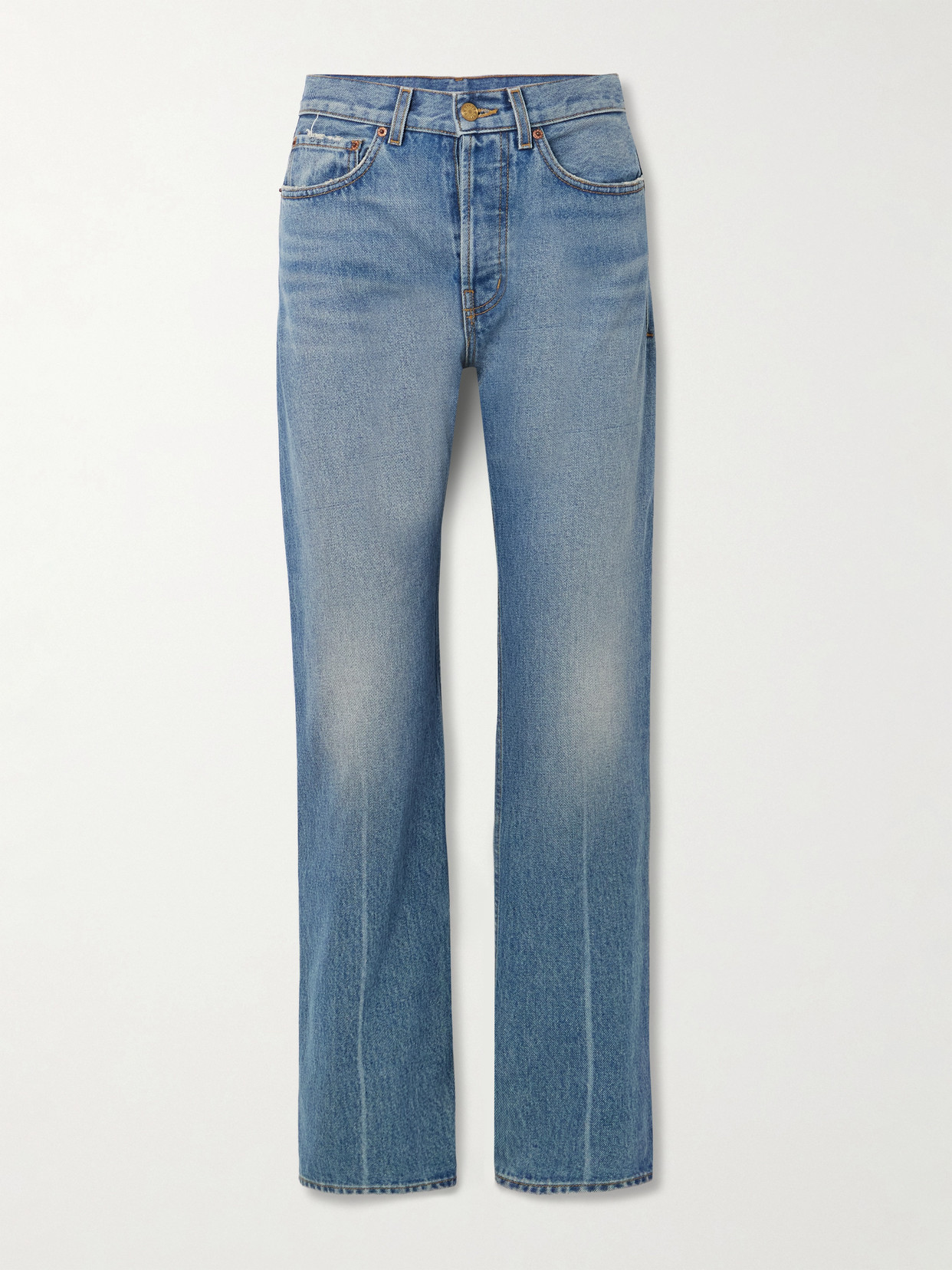 B Sides Tilda Mid-rise Straight-leg Jeans In Blue