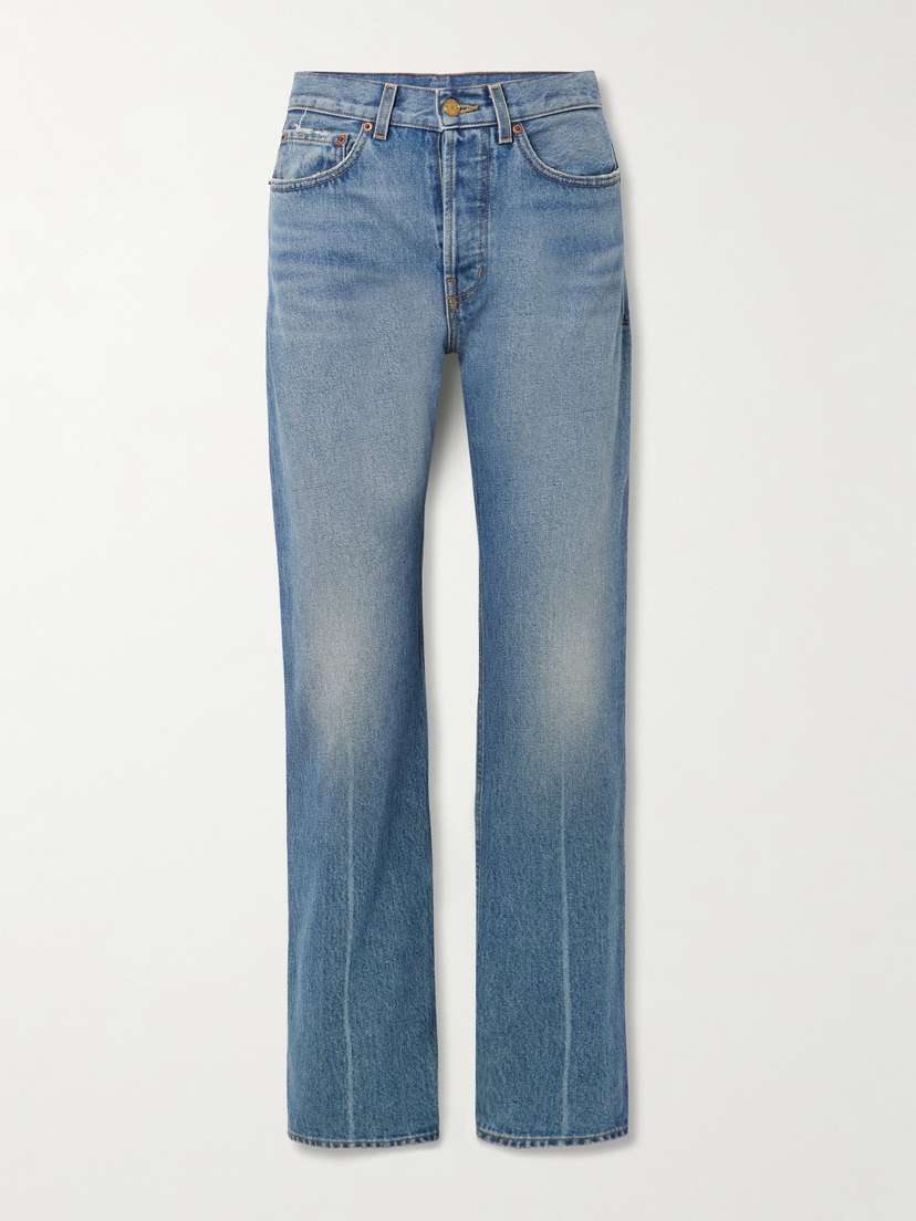 B SIDES Tilda Mid-rise Straight-leg Jeans