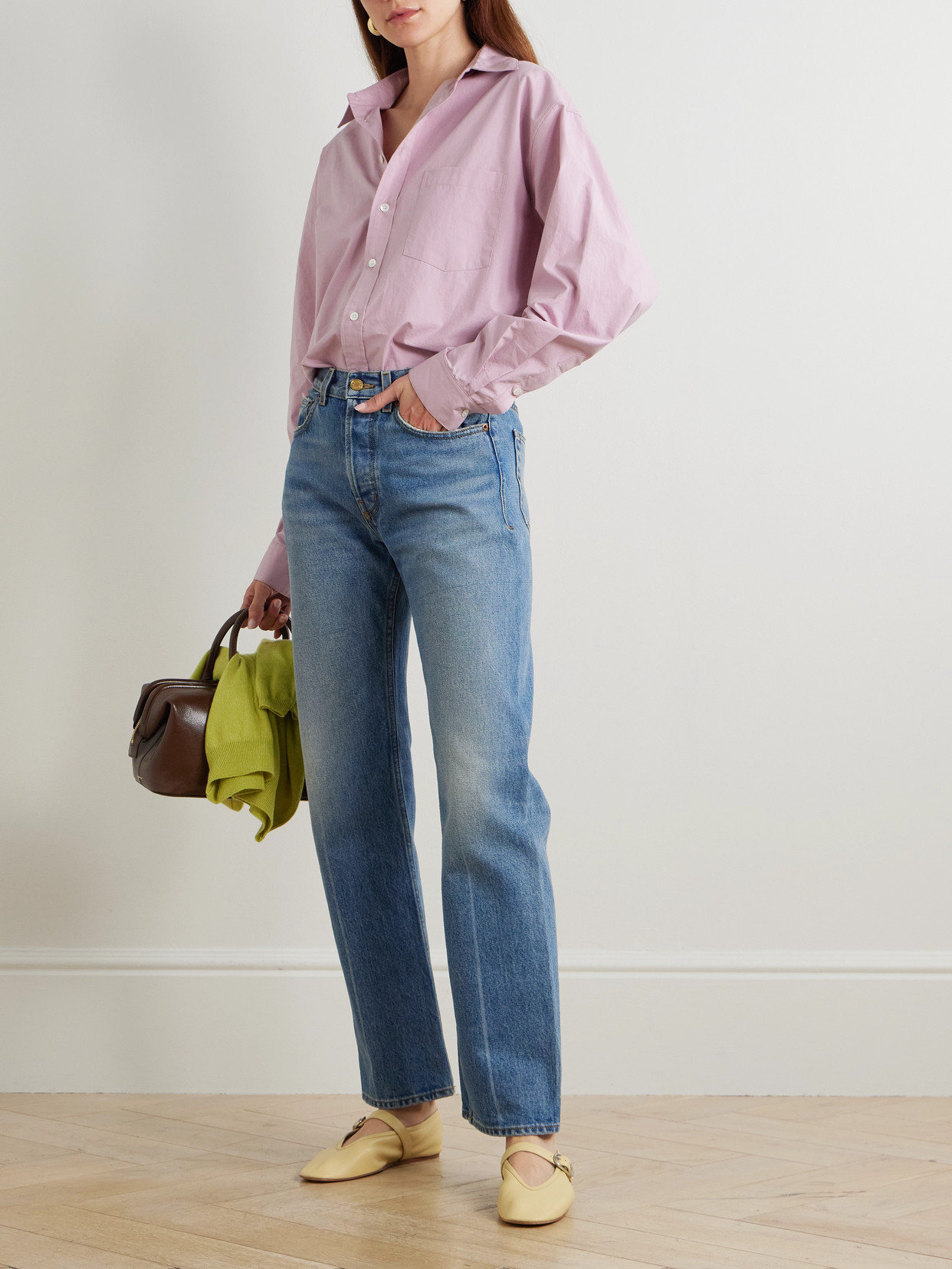 Tilda Mid-Rise Straight-Leg Jeans