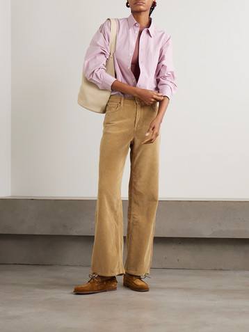 B Sides Elissa cotton-corduroy wide-leg pants