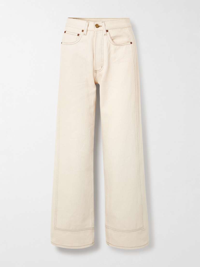 B SIDES Charlot Mid-rise Wide-leg Jeans