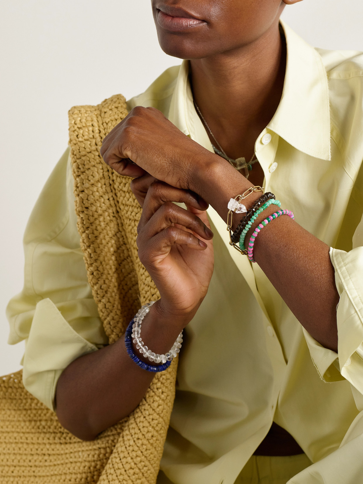 Jia Jia Soleil Gold Opal Bracelet In Multi