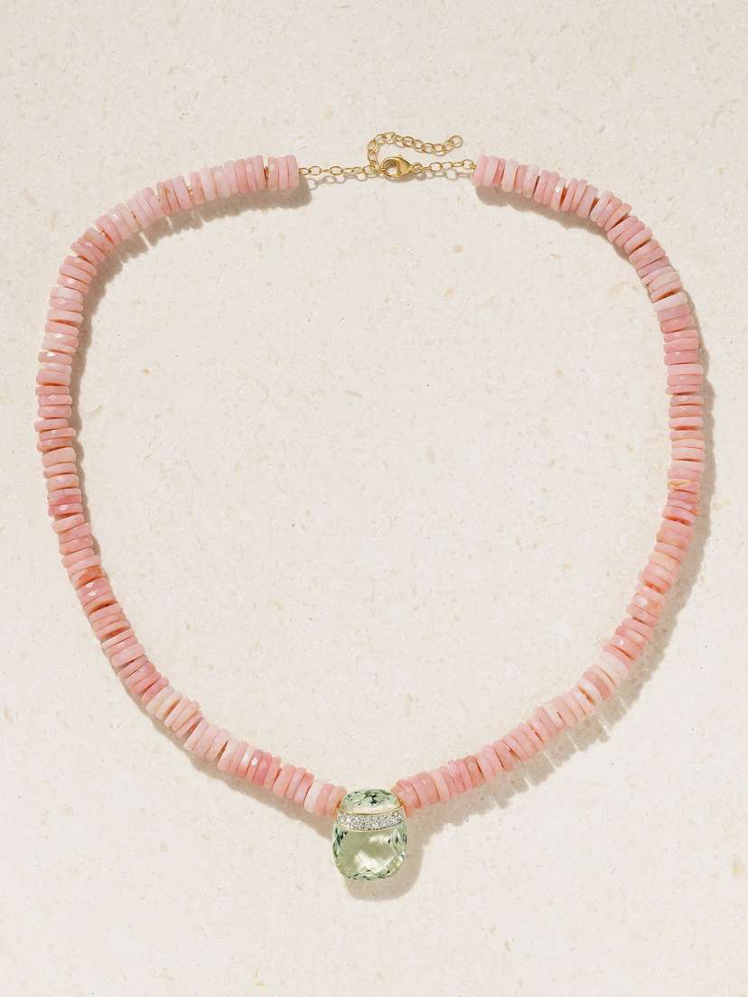 JIA JIA 14-karat Gold Multi-stone Necklace