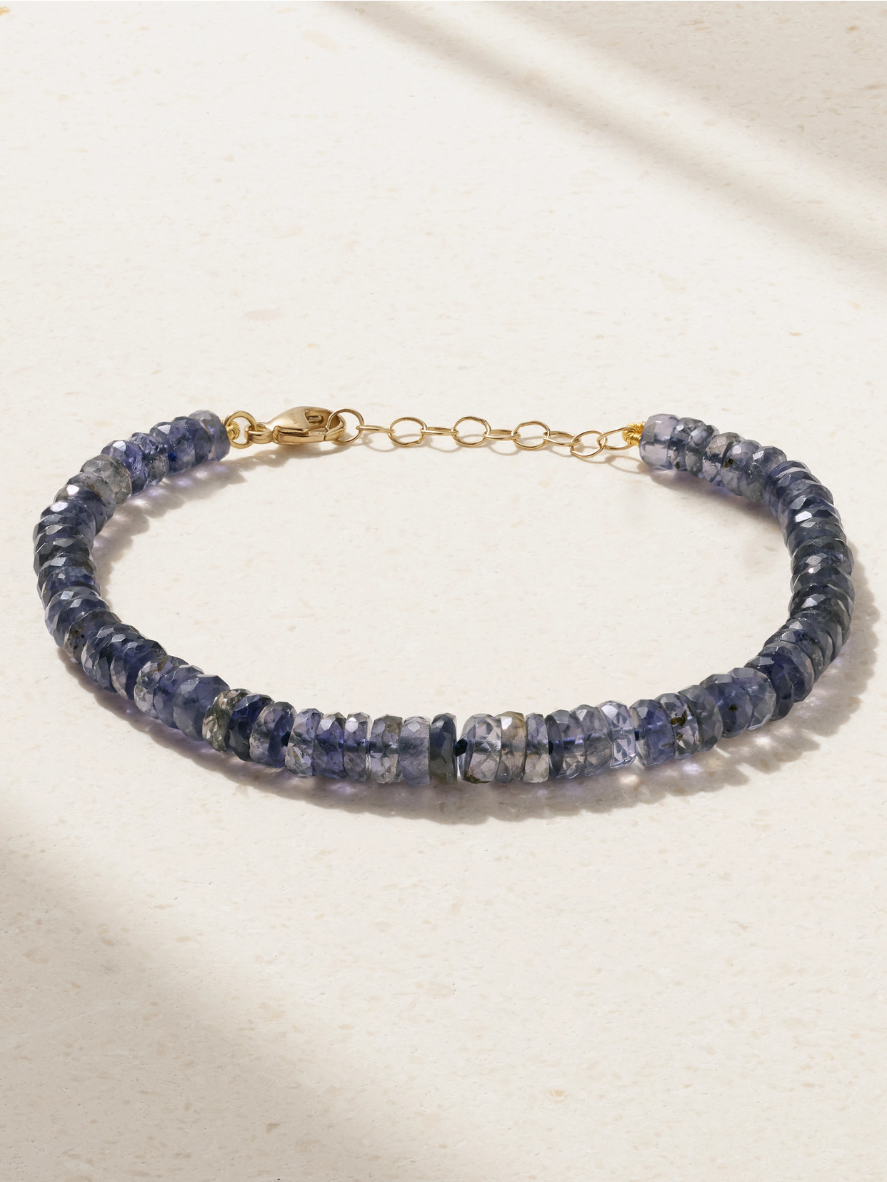 Jia Jia Gold Iolite Bracelet In Blue
