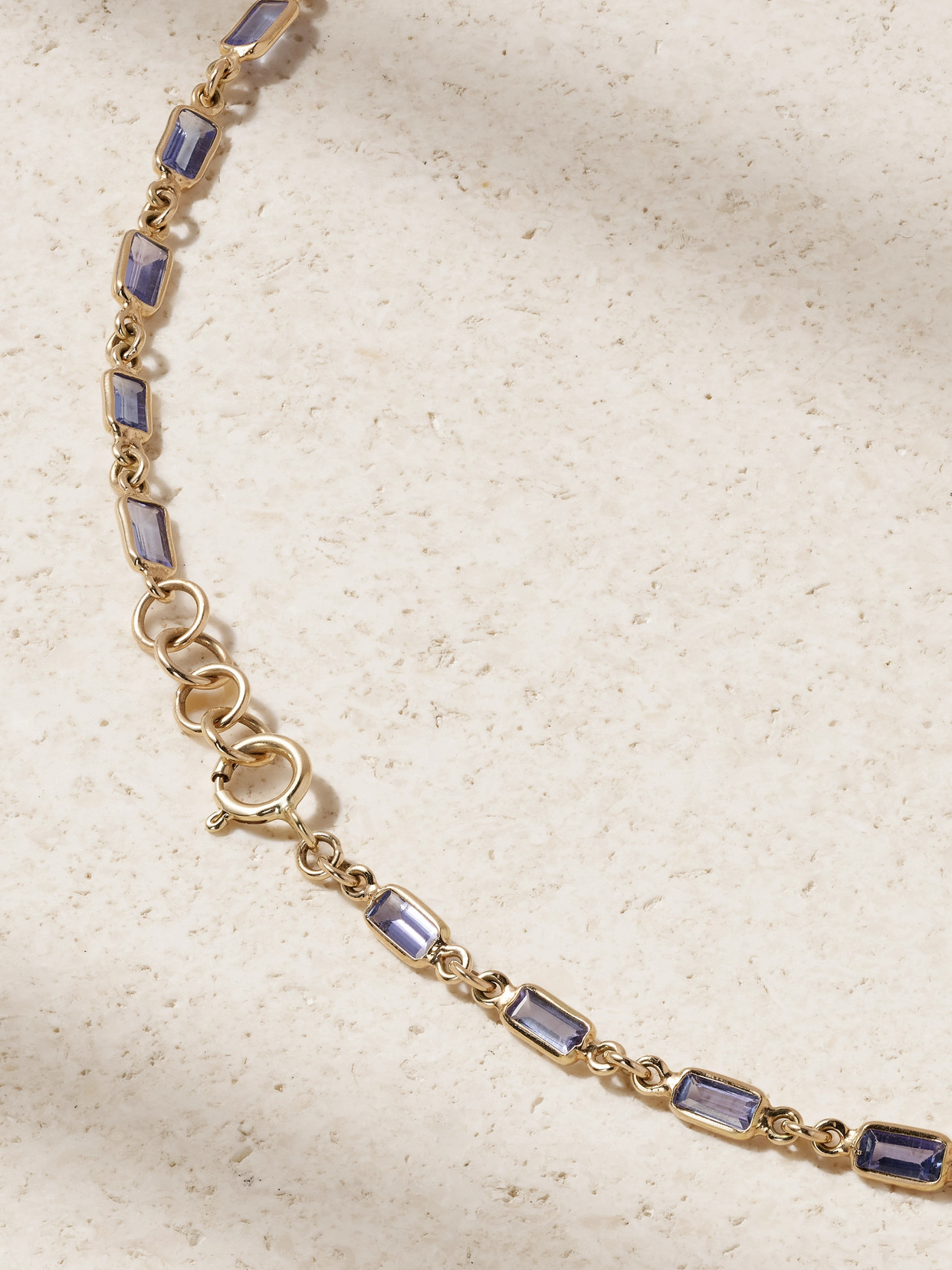 Jia Jia 14-karat Gold, Tanzanite And Diamond Necklace In Gold