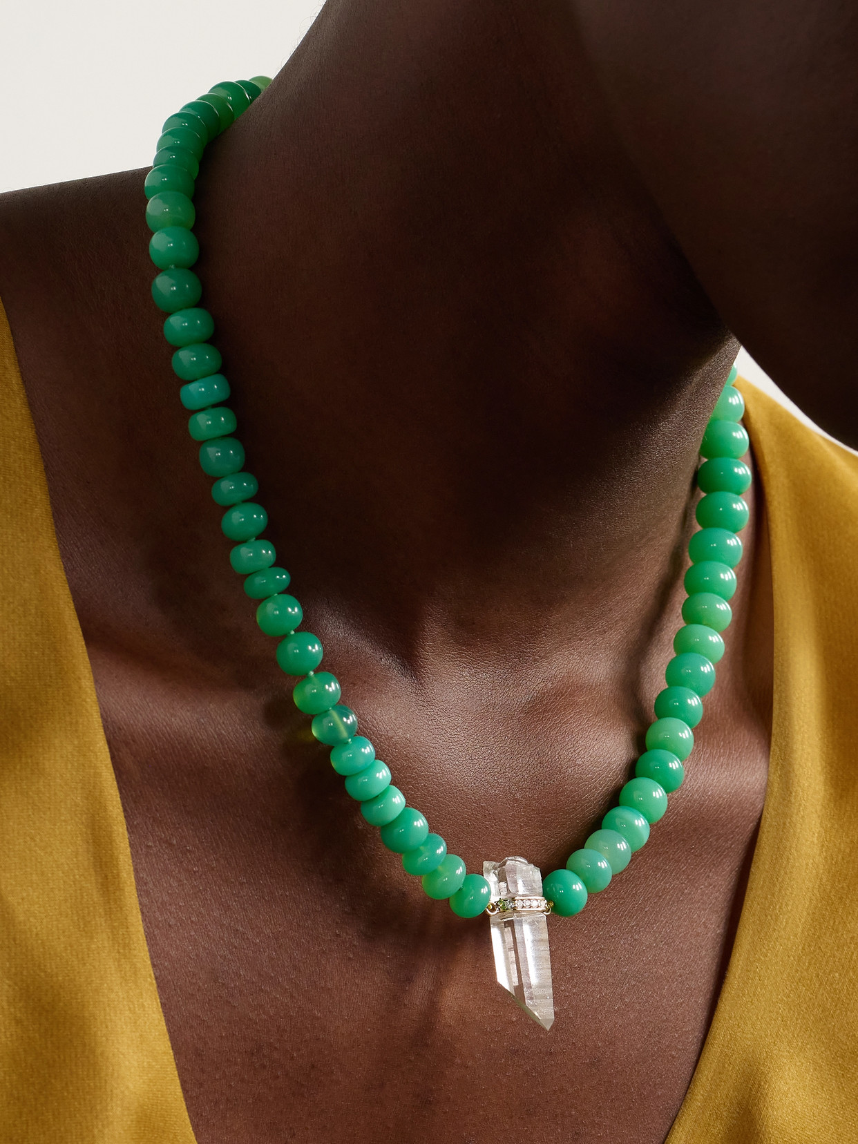 Jia Jia Gold Multi-stone Necklace In Gold