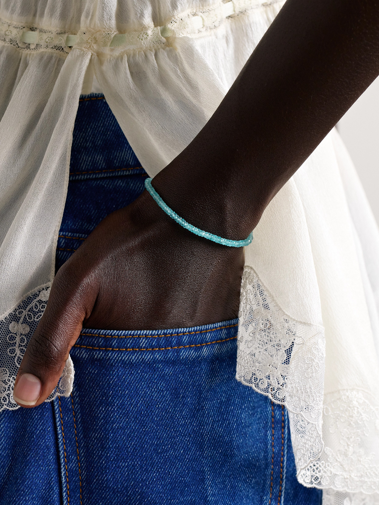 Jia Jia 14-karat Gold Apatite Bracelet In Gold