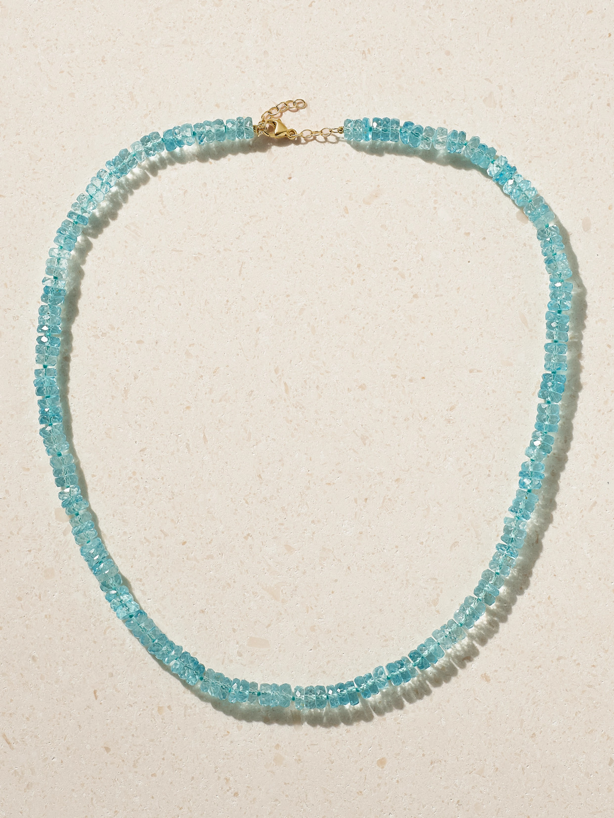 Jia Jia Gold Apatite Necklace In Blue