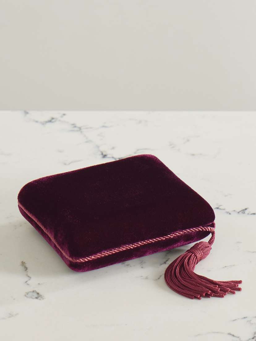Sophie Bille Brahe Tasseled Velvet Jewelry Box