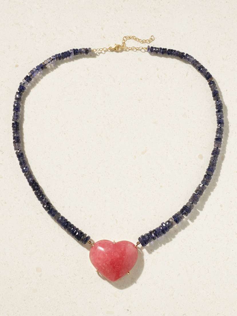 JIA JIA , Iolite And Rhodochrosite Necklace