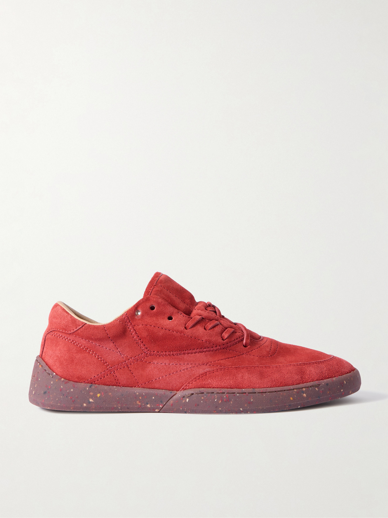 Gabriela Hearst Ohio Suede Sneakers In Orange