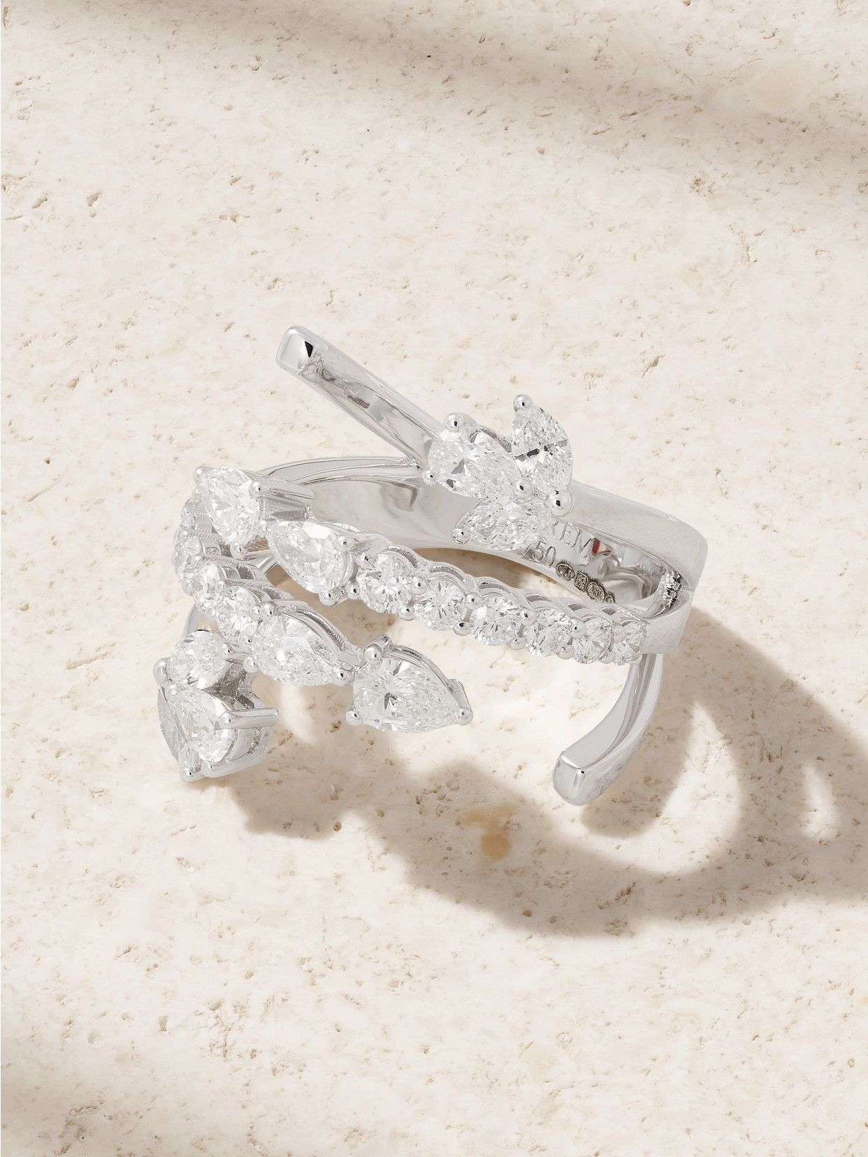 Yeprem 18-karat White Gold Diamond Ring