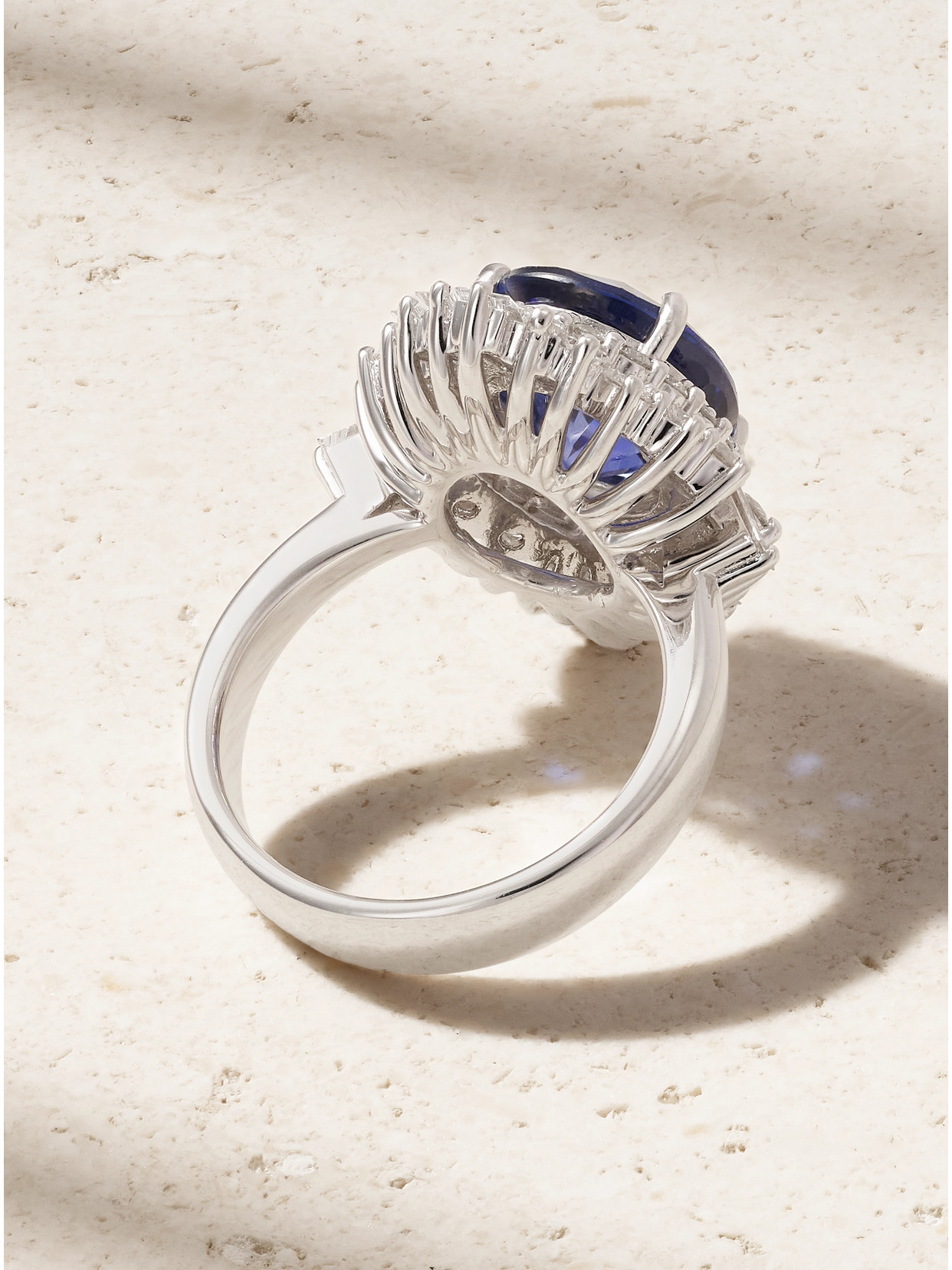 Yeprem 18-karat White Gold, Sapphire And Diamond Ring In Gold