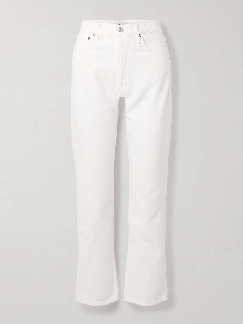 AGOLDE '90s Pinch Waist Cropped High-rise Straight-leg Jeans