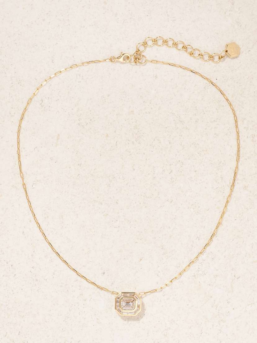 SHAY Illusion 18-karat Gold Diamond Necklace