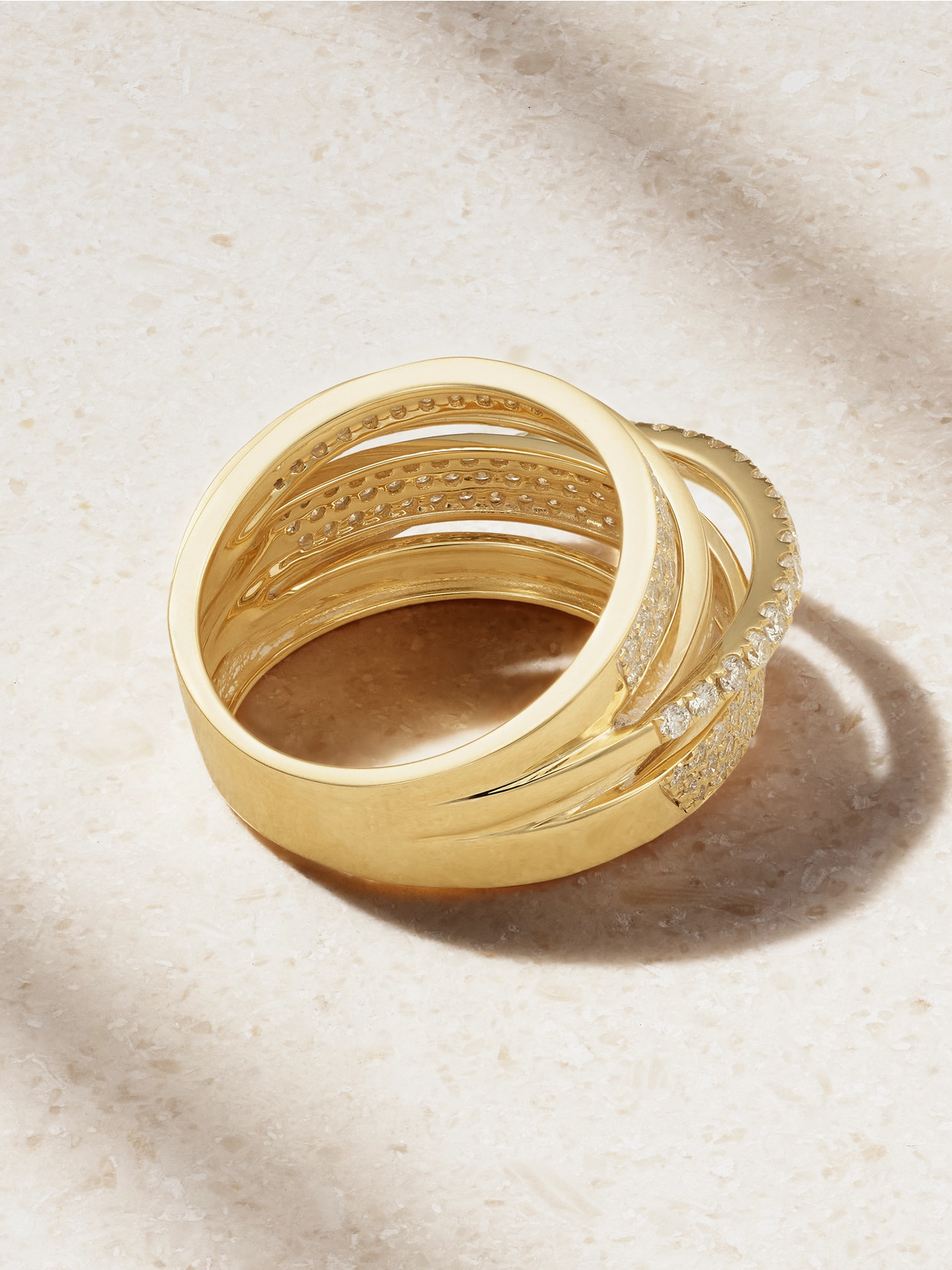 Shay Orbit 18-karat Gold Diamond Ring In Gold