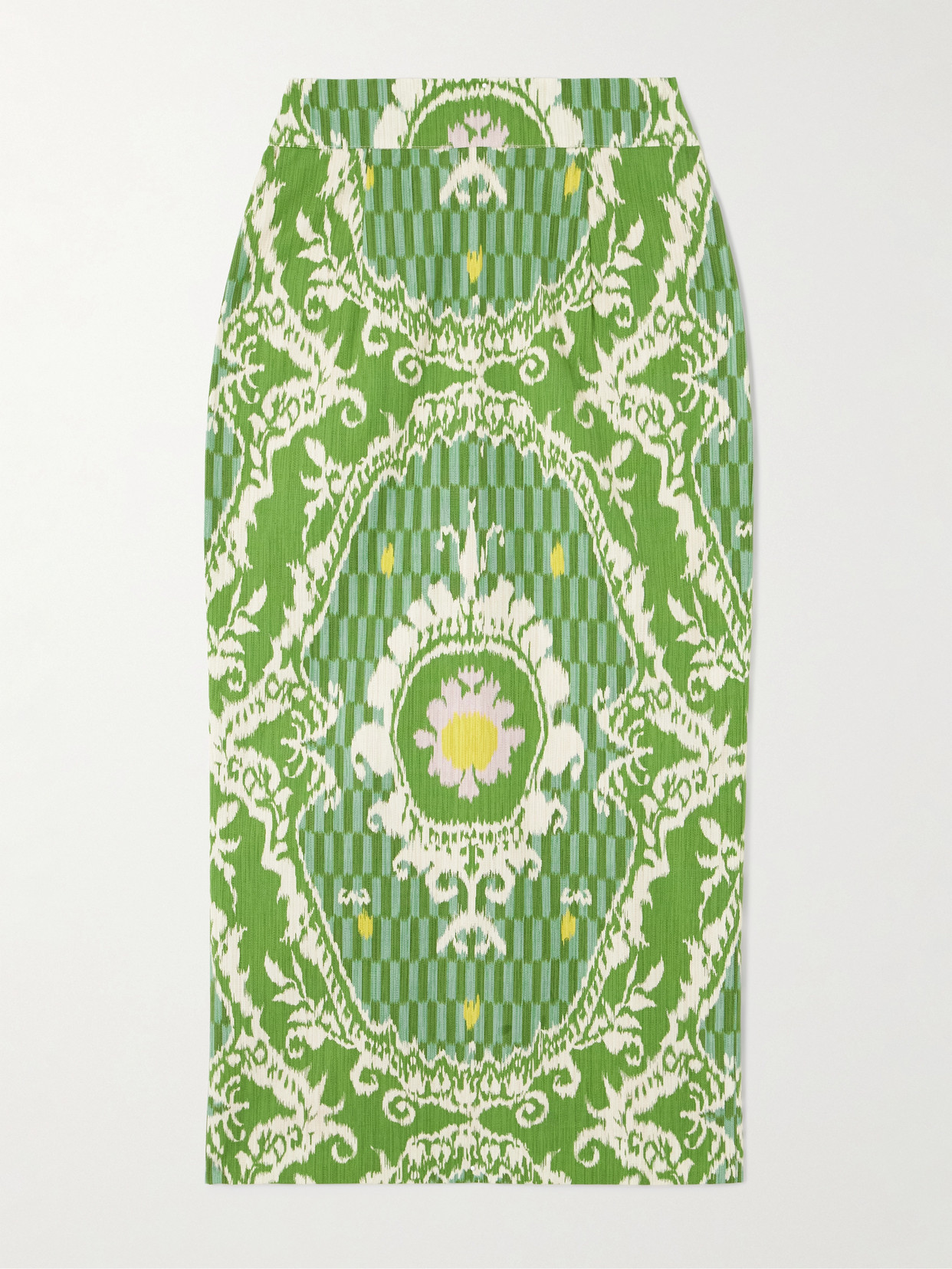 Marta Ferri - Cipriani Printed Cotton Midi Skirt - Green