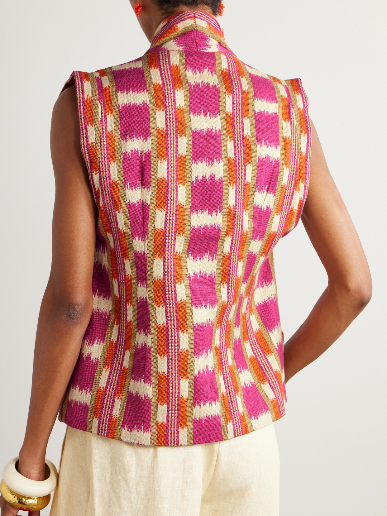 Marta Ferri Ramatuelle Jacquard Vest