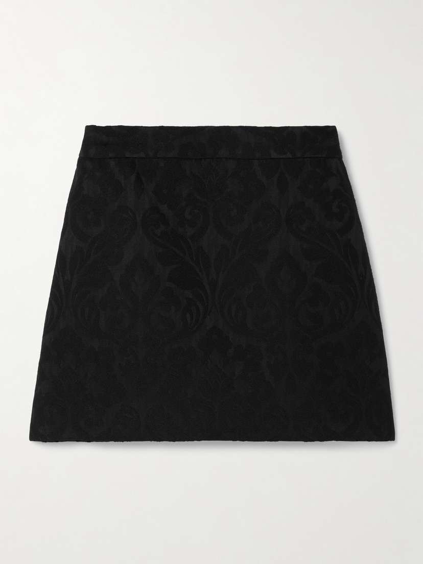 Chloé Wool-blend Jacquard Mini Skirt