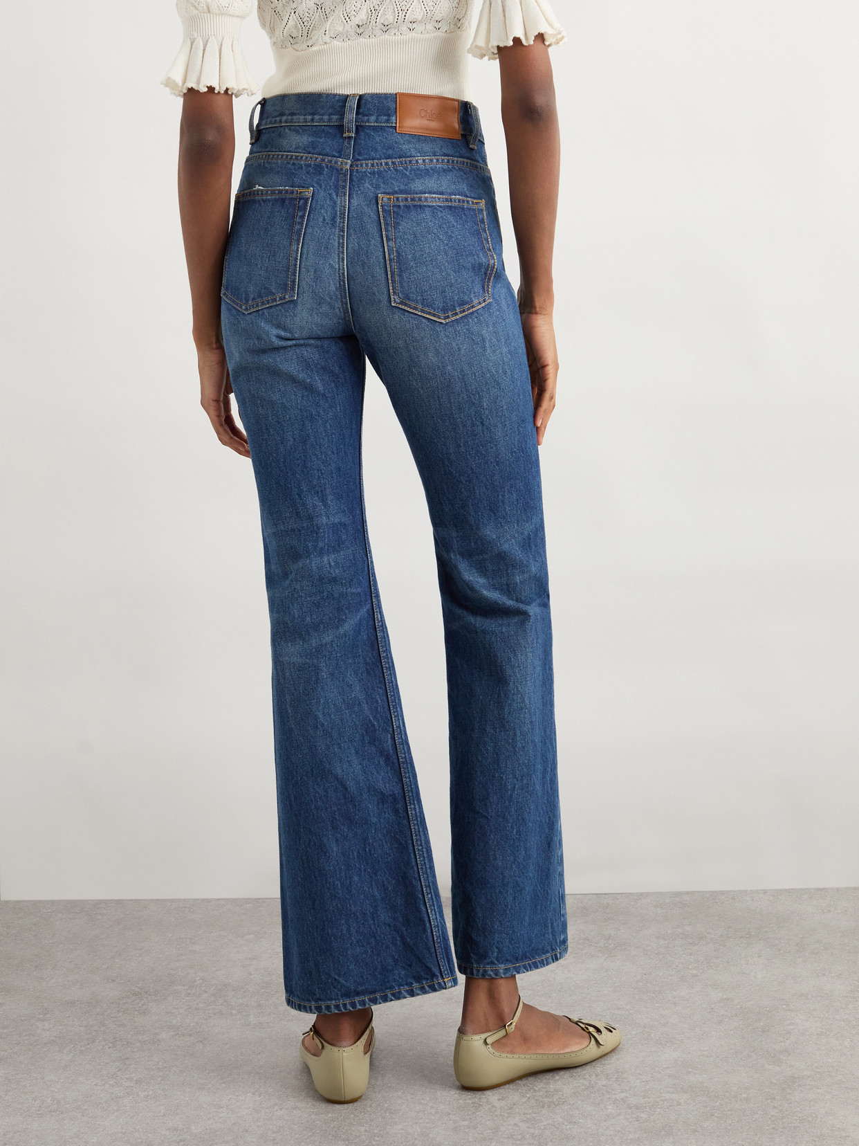 Chloé - High-Rise Straight-Leg Jeans