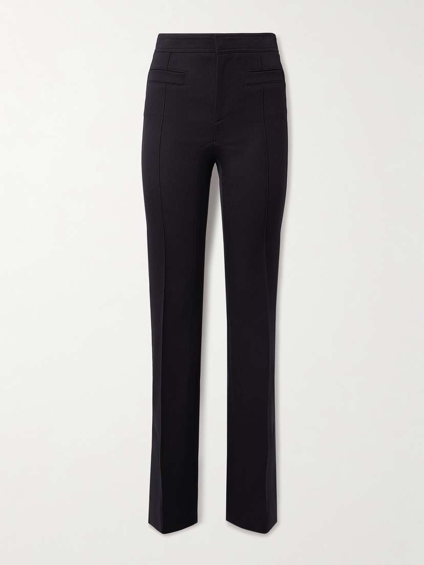 Chloé Wool-gabardine Slim-leg Pants