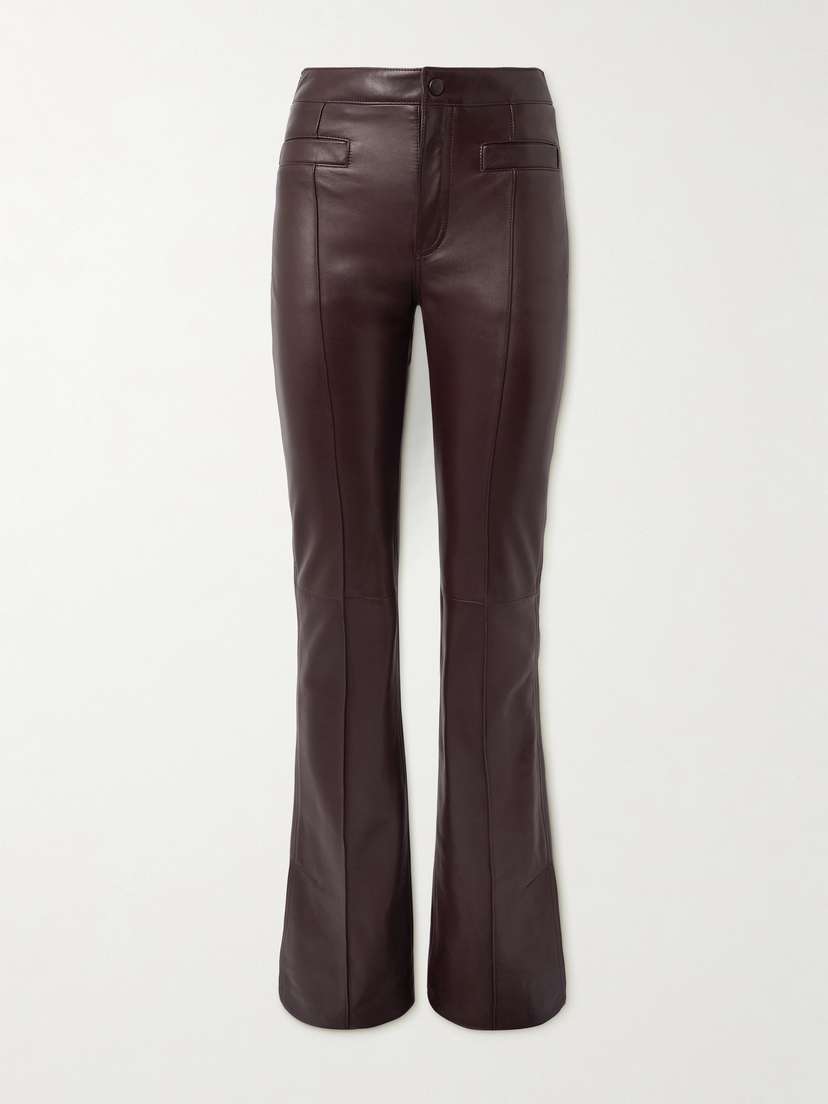Chloé Leather Flared Pants