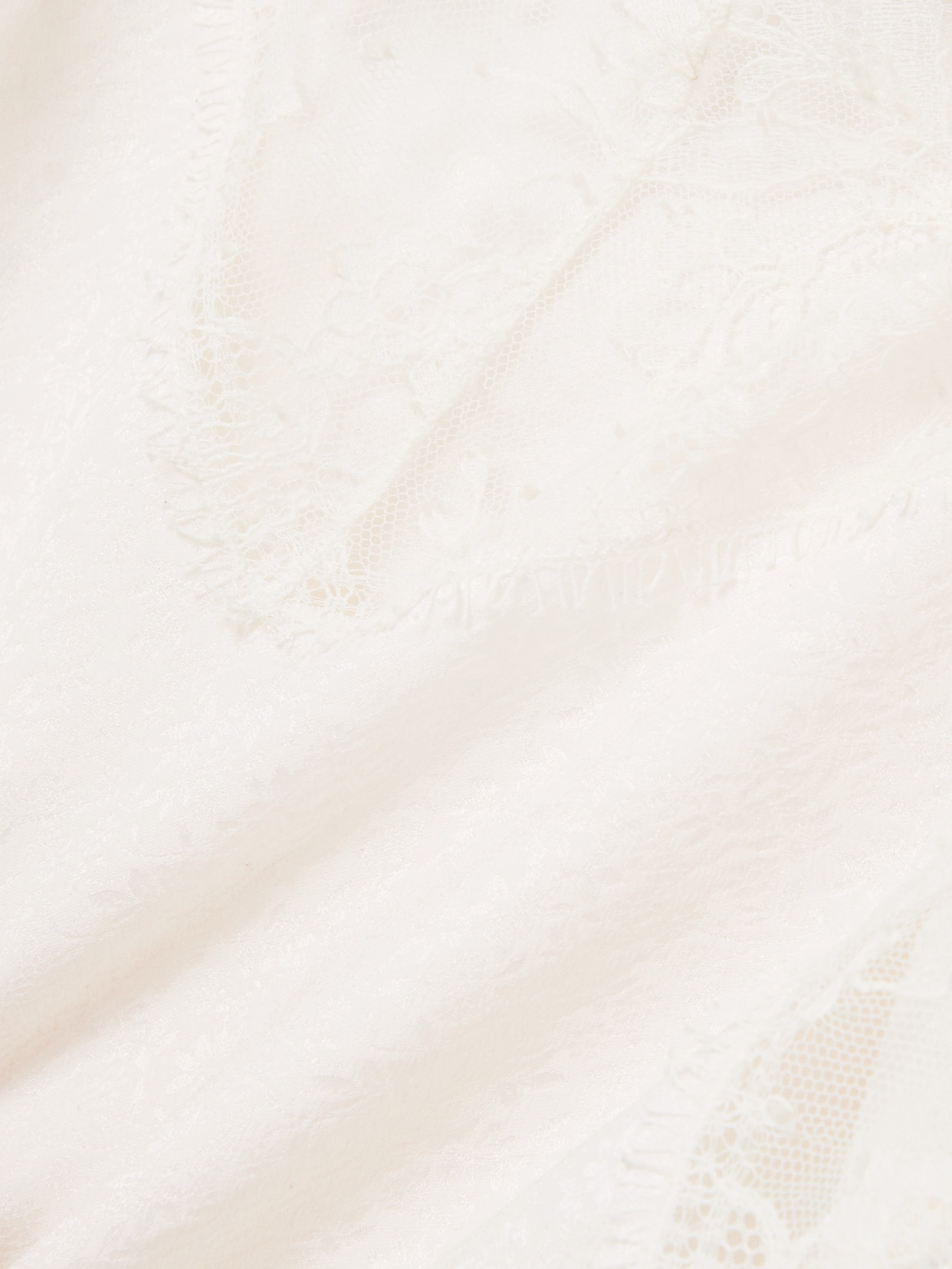Chloé Lace-trimmed Silk-satin Camisole In White