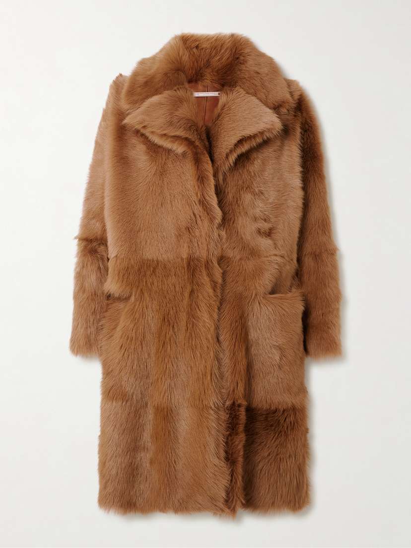 Nour Hammour Evita Shearling Coat