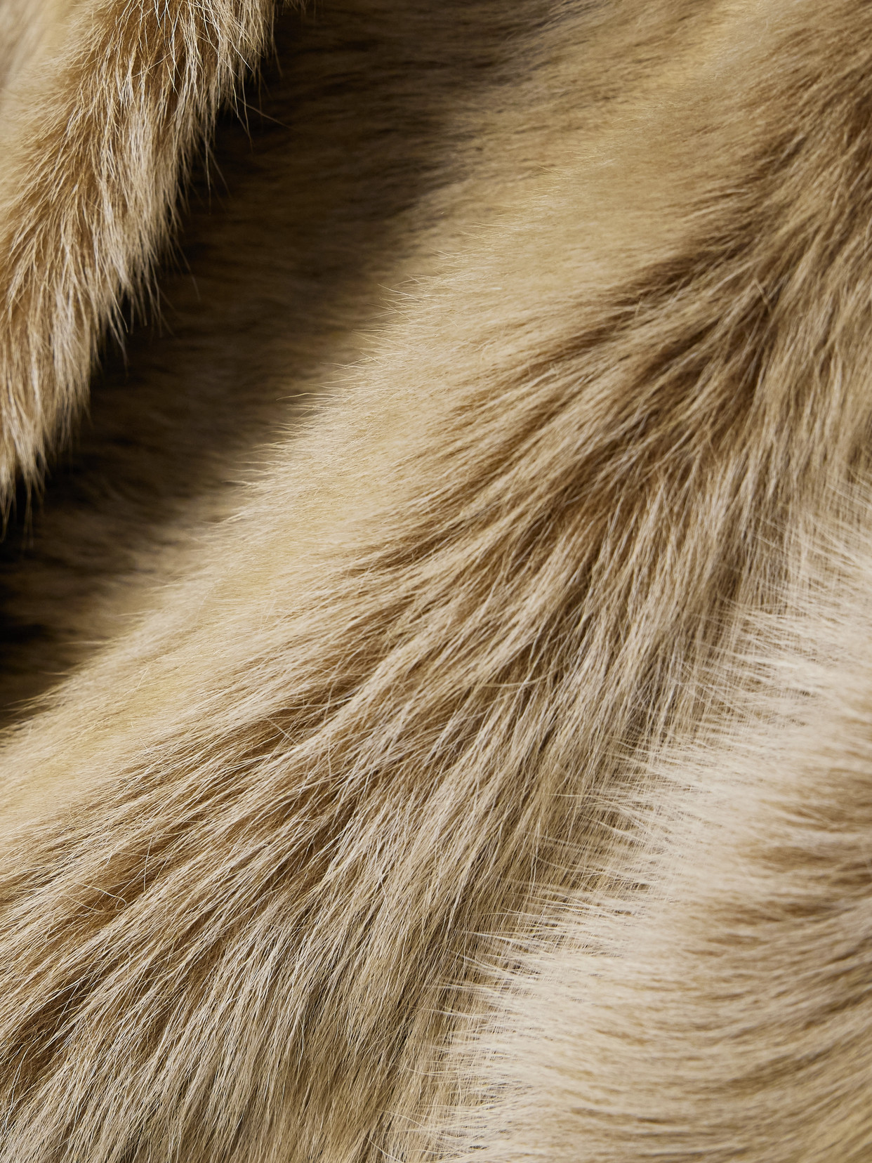 Nour Hammour Linden Belted Shearling Coat In Brown