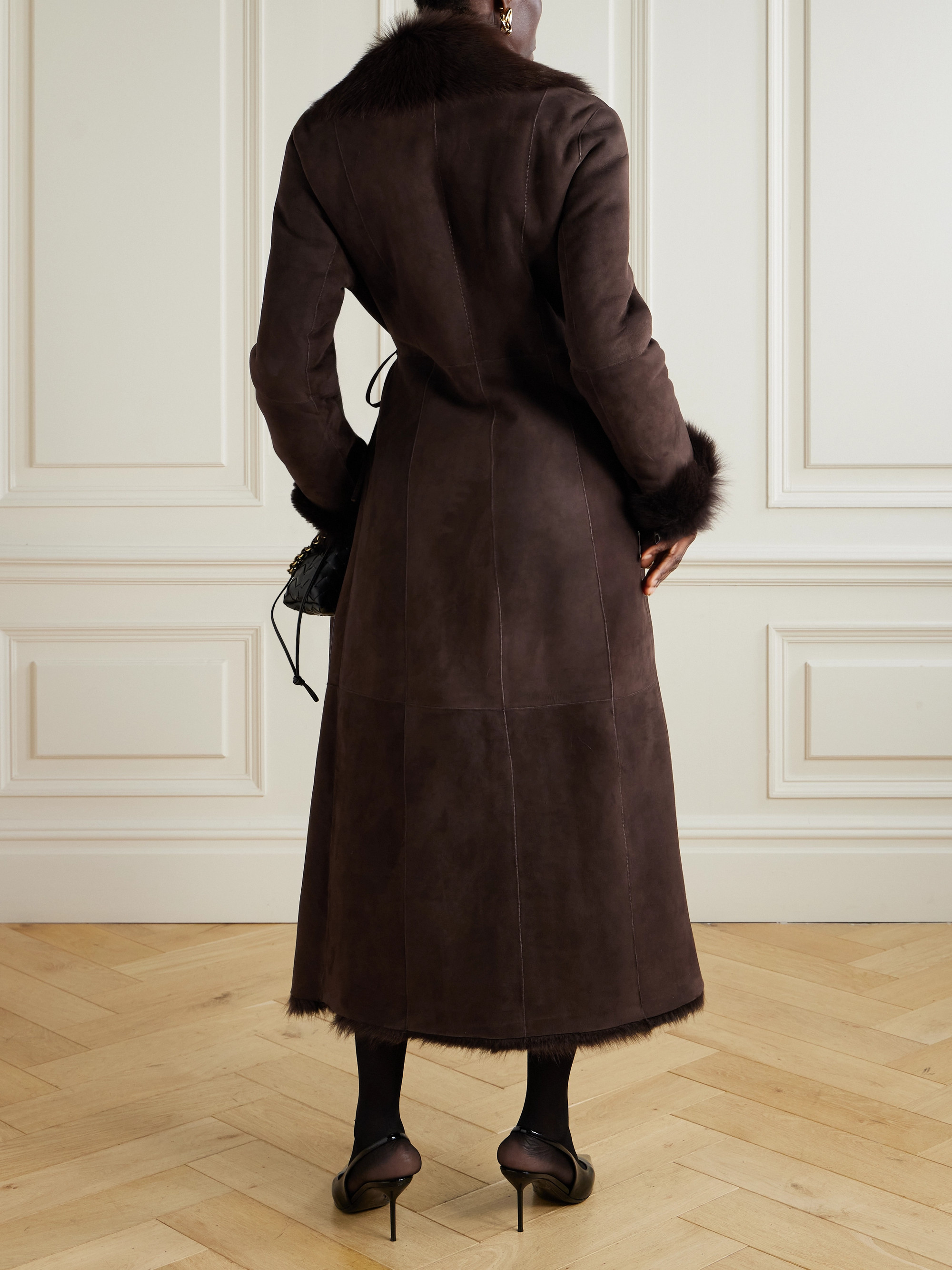 NOUR HAMMOUR Joni shearling coat