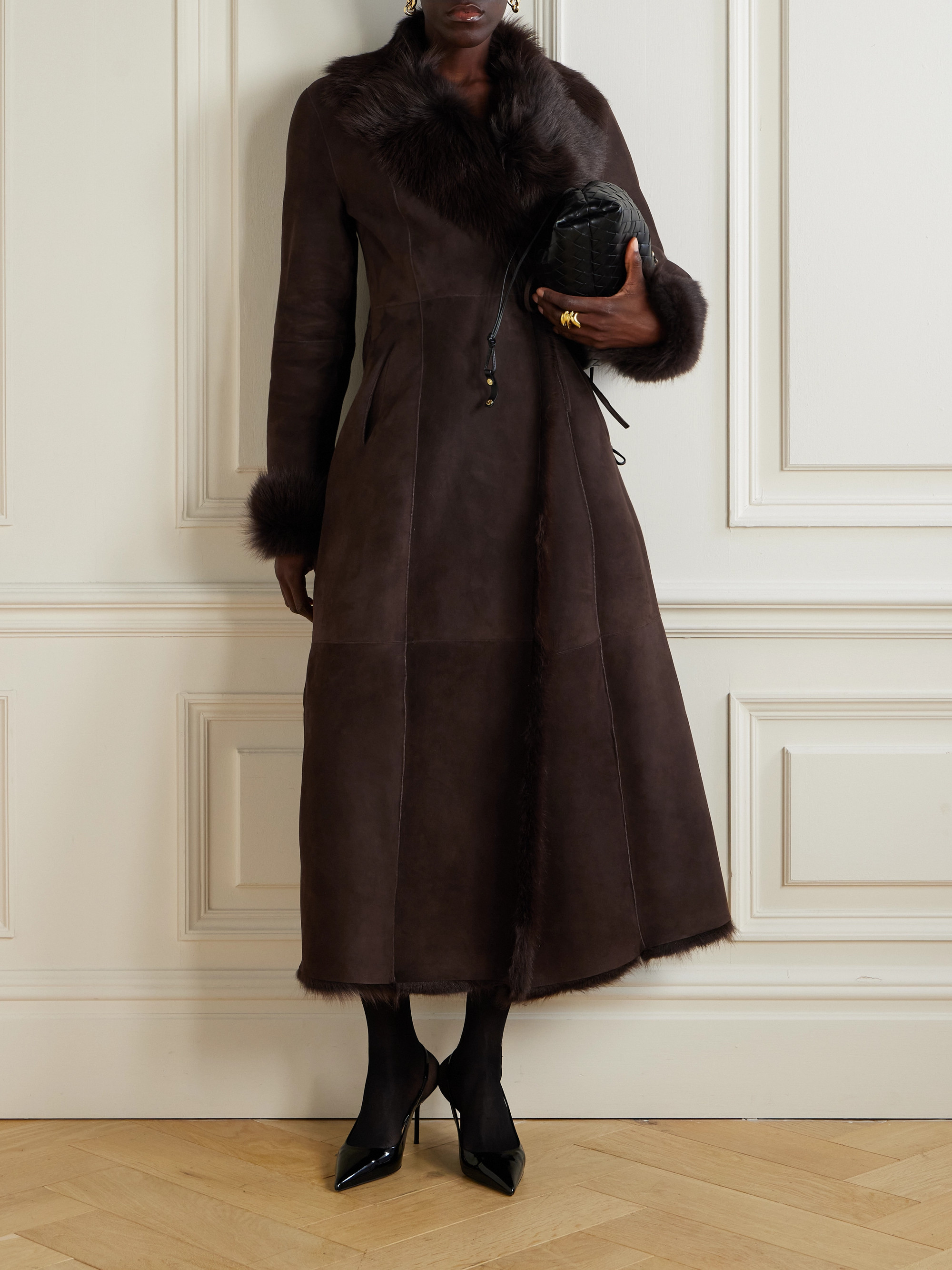 NOUR HAMMOUR Joni shearling coat