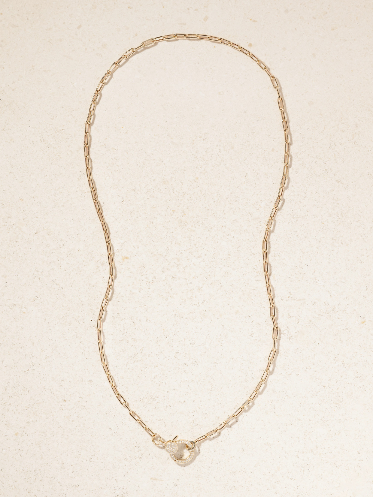 Ileana Makri 14-karat Gold Diamond Necklace