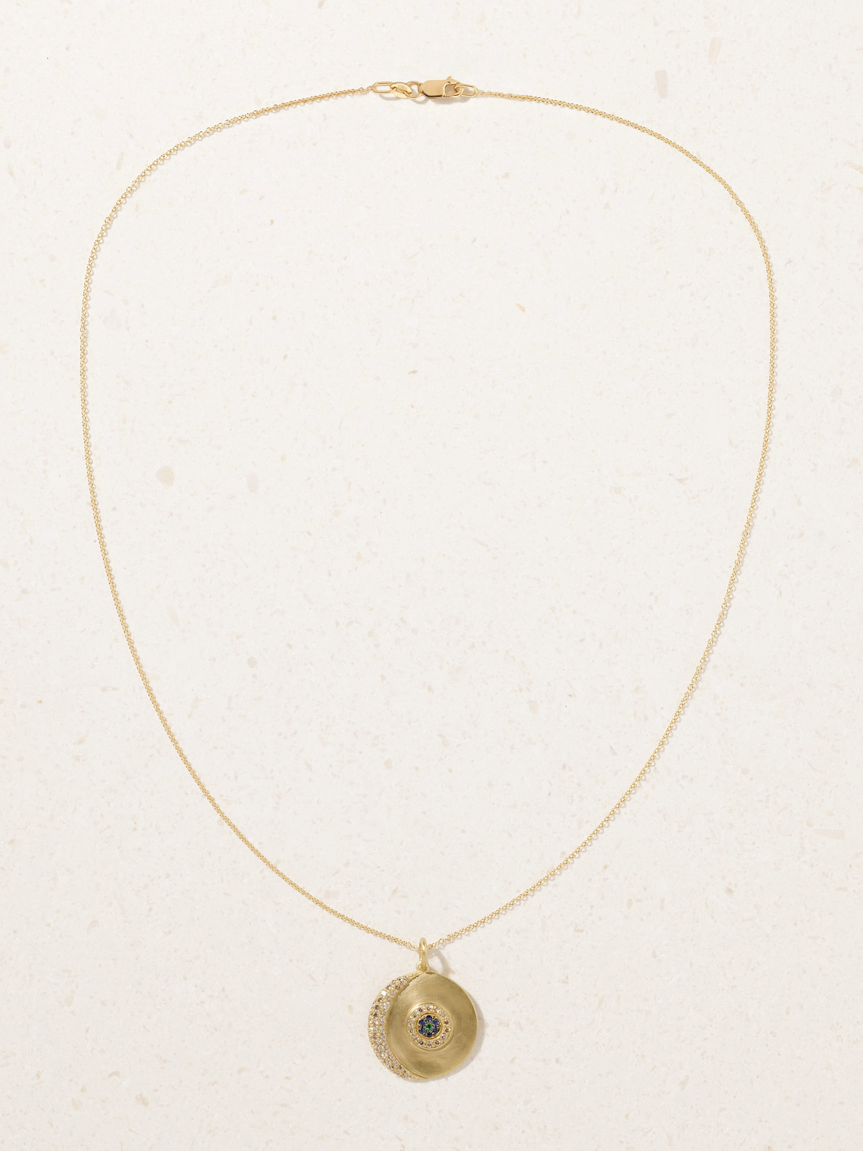Ileana Makri 18-karat Gold Multi-stone Necklace