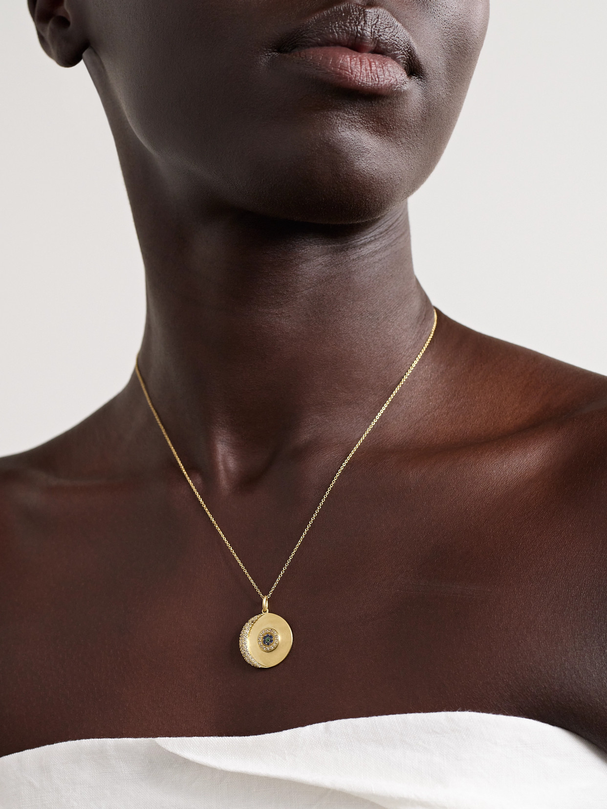 Ileana Makri 18-karat Gold Multi-stone Necklace