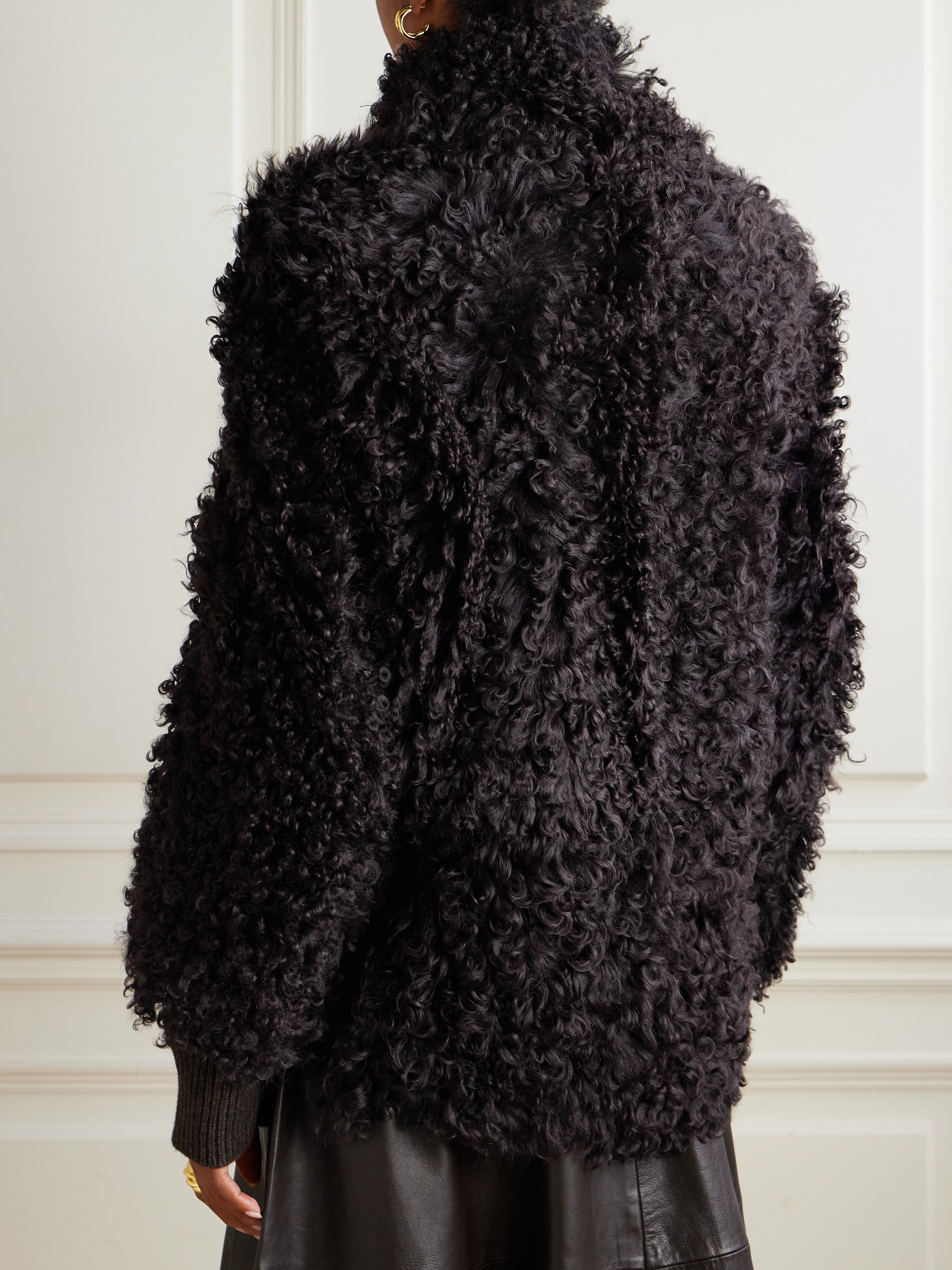 NOUR HAMMOUR Amara shearling jacket