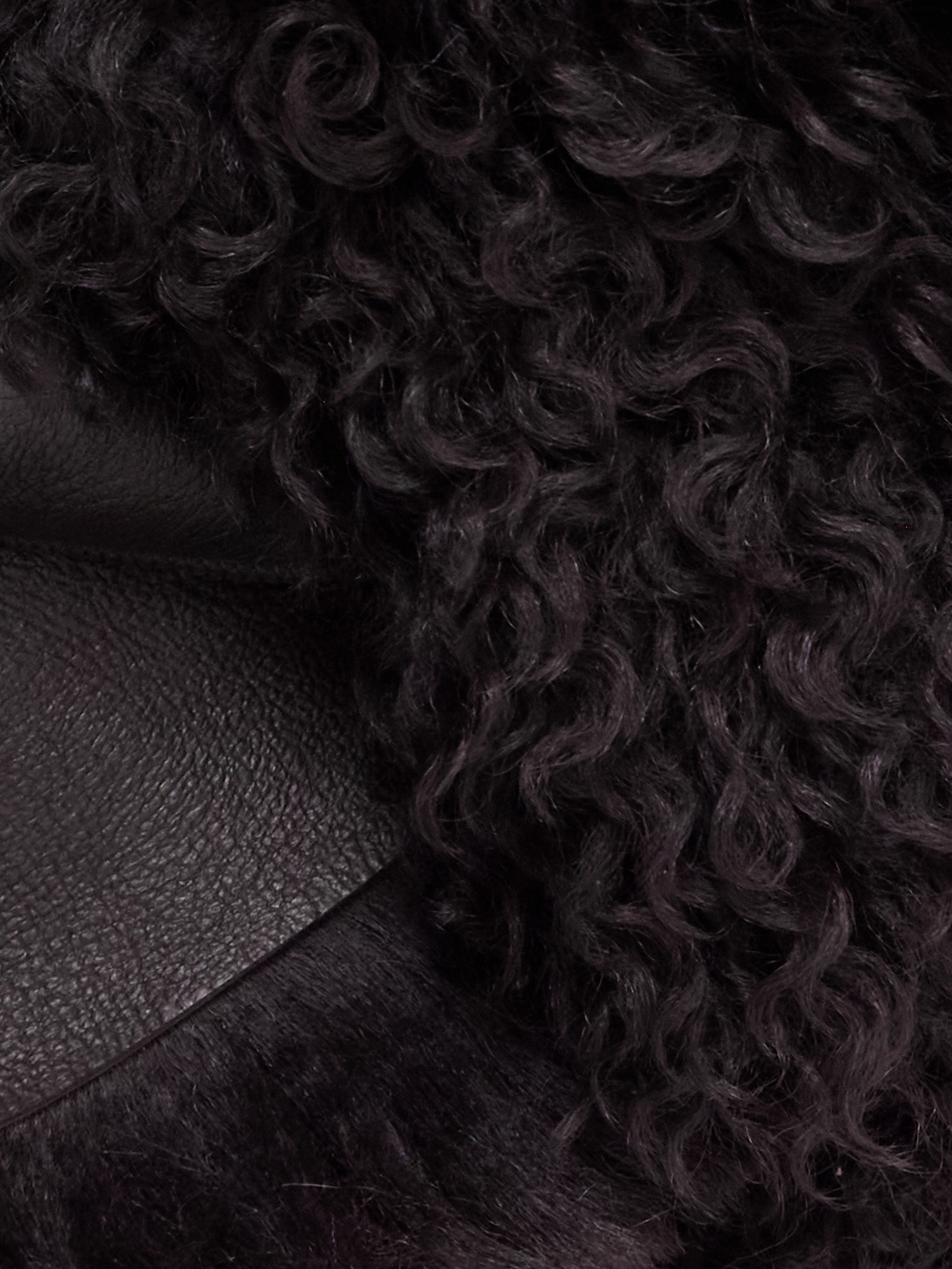 NOUR HAMMOUR Amara shearling jacket