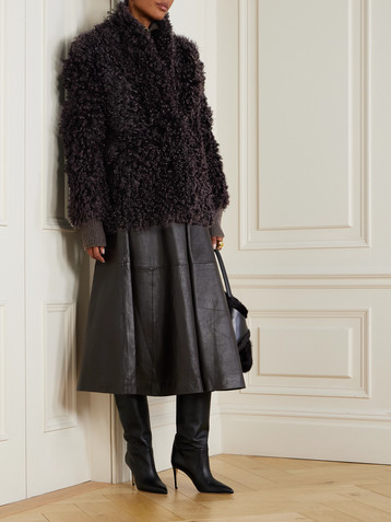 NOUR HAMMOUR Amara shearling jacket