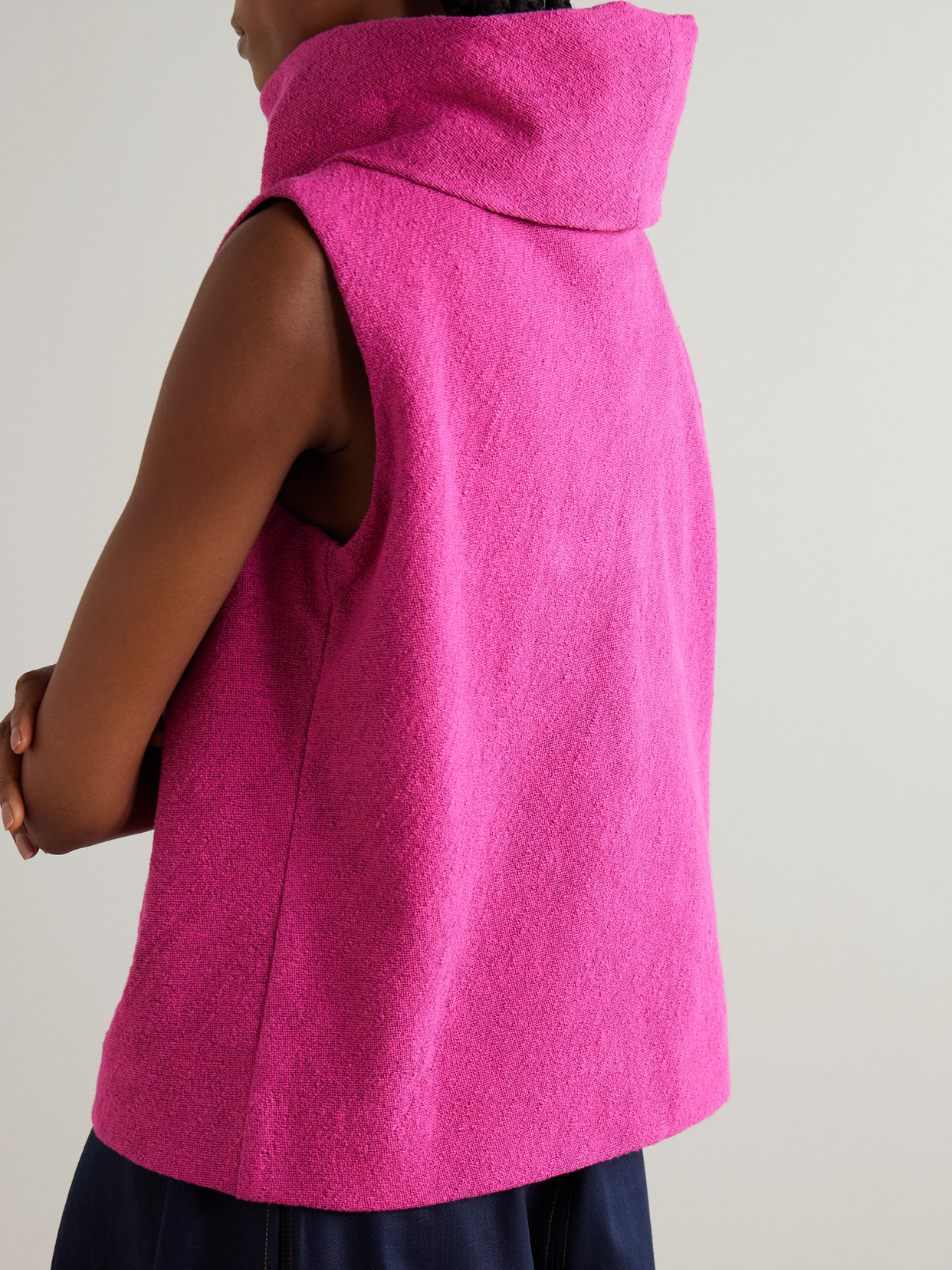 Cotton Turtleneck Tank