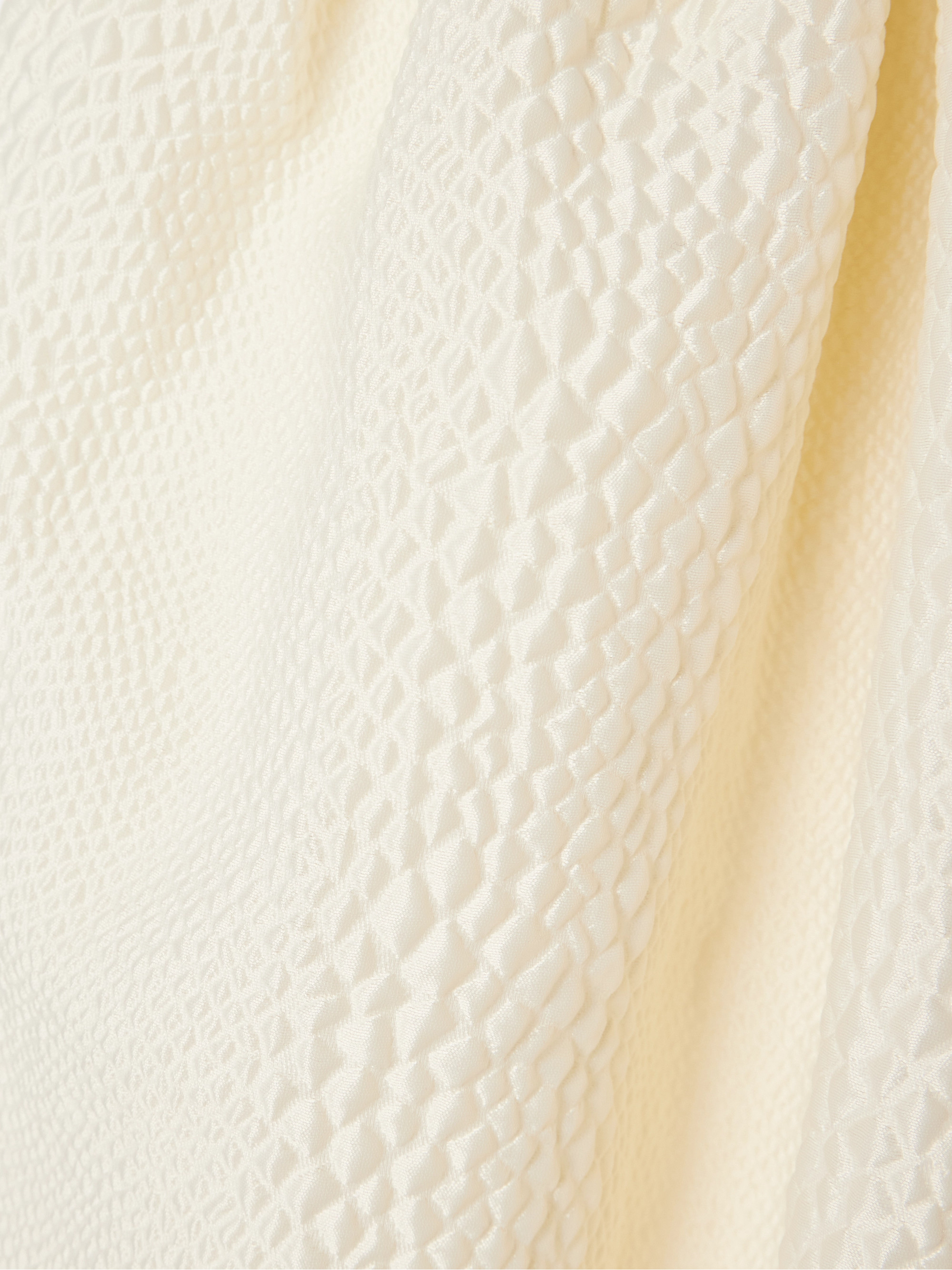 Sea Fayetta pleated cloqué midi skirt