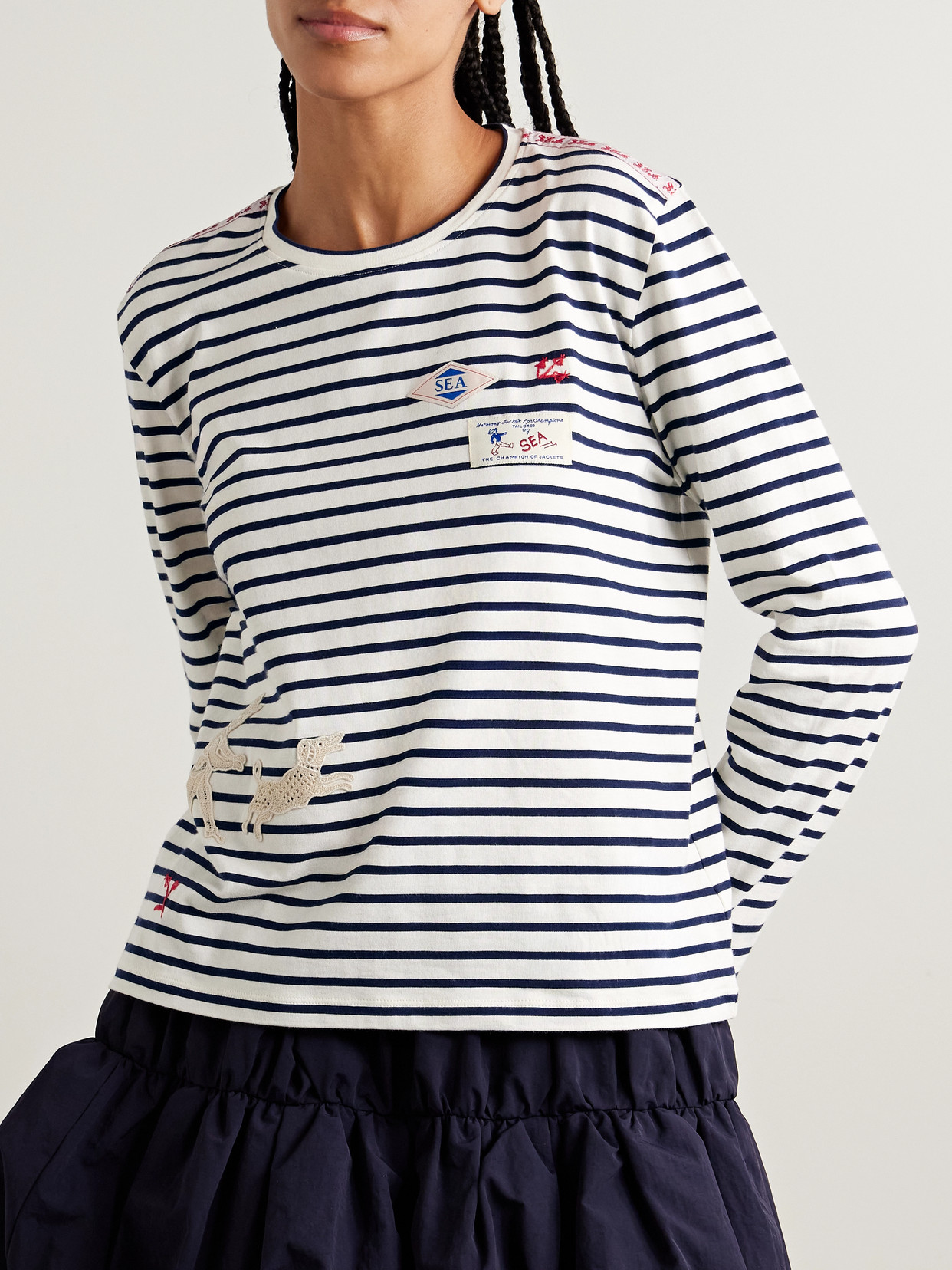Sea Athena Solid Shirt Multi In White