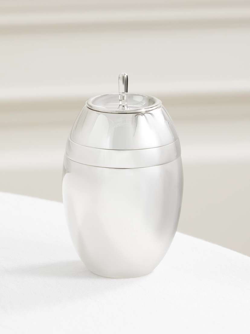 Christofle Uni Birth Egg Silver-plated Set