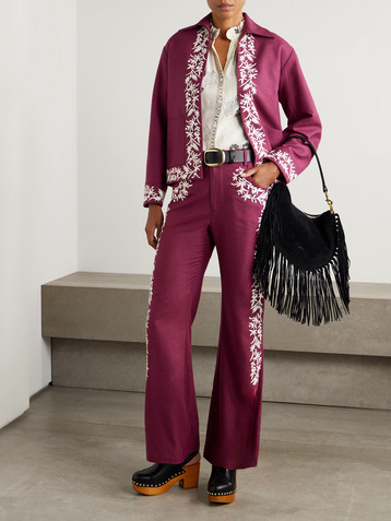 Alix Of Bohemia Jude Canyon embroidered silk jacket