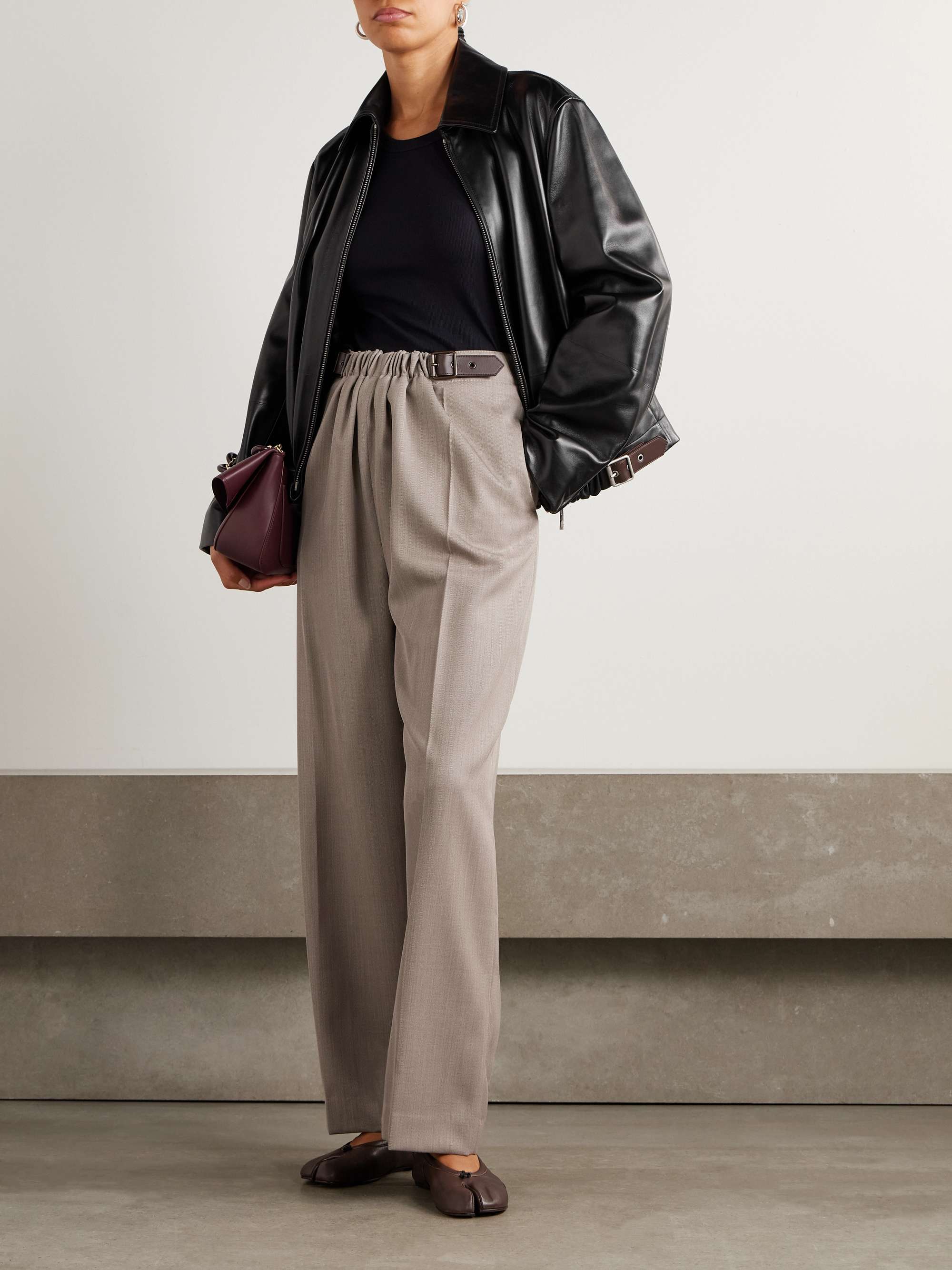 【お値下げしました】LOEWE ウールストレートパンツ LOEWE Wool straight-leg pants | NET-A-PORTER
