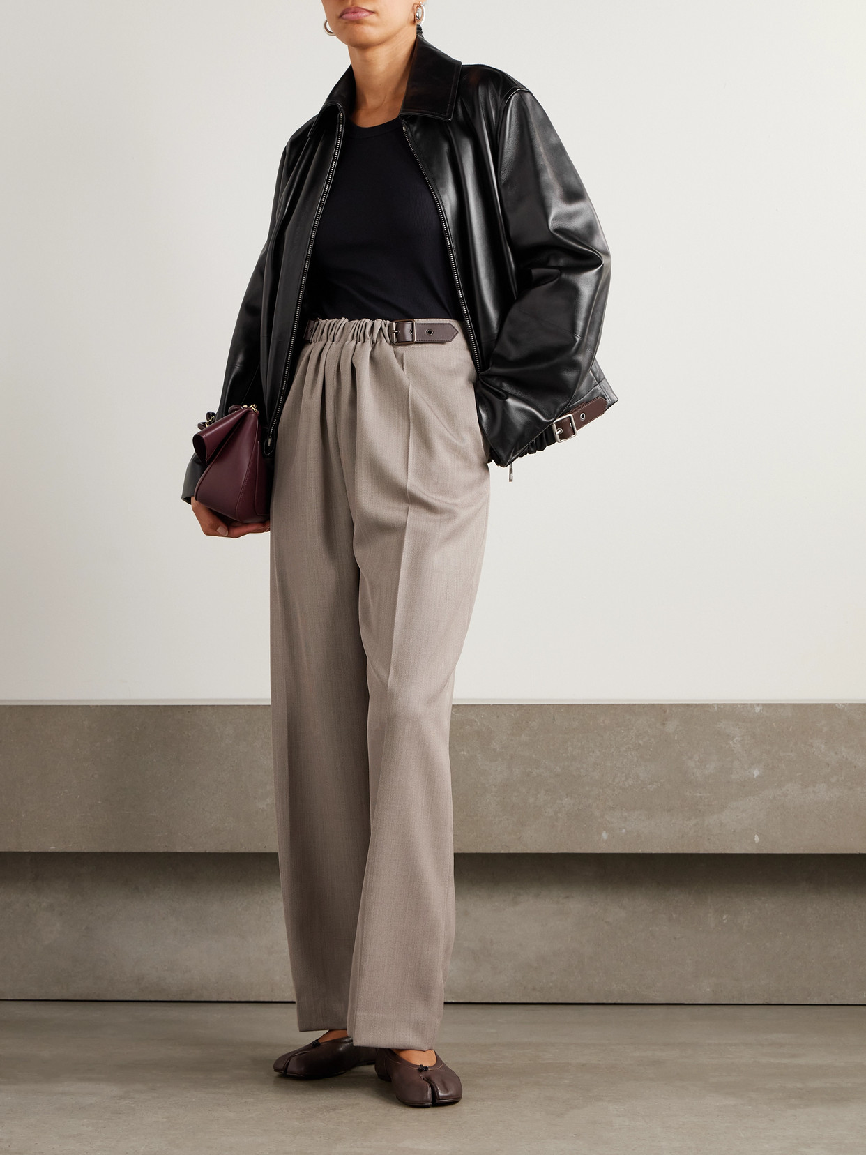 Buckle-Detailed Jacket