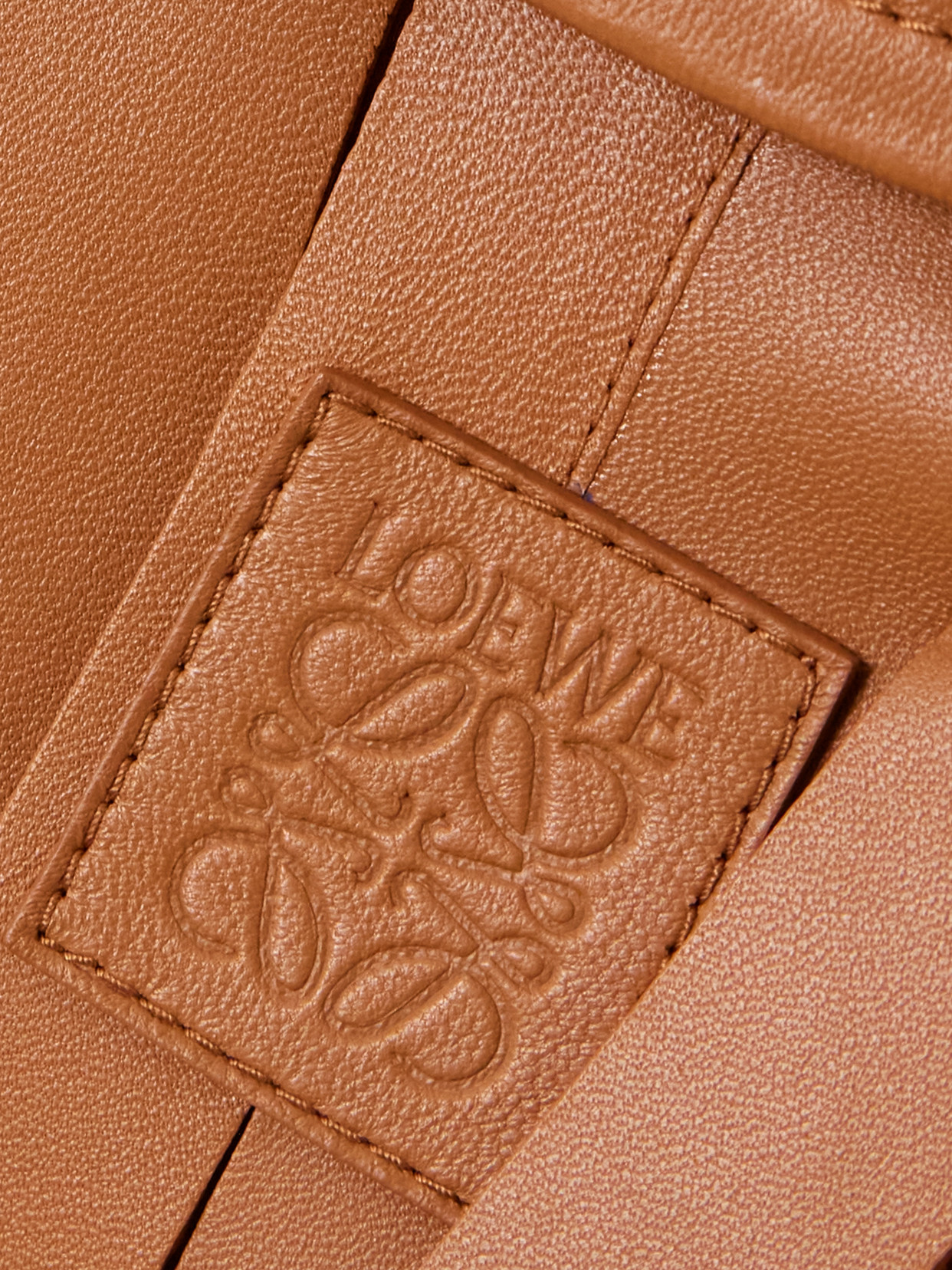 Loewe Layered Cutout Leather And Silk-satin Jacket In Brown