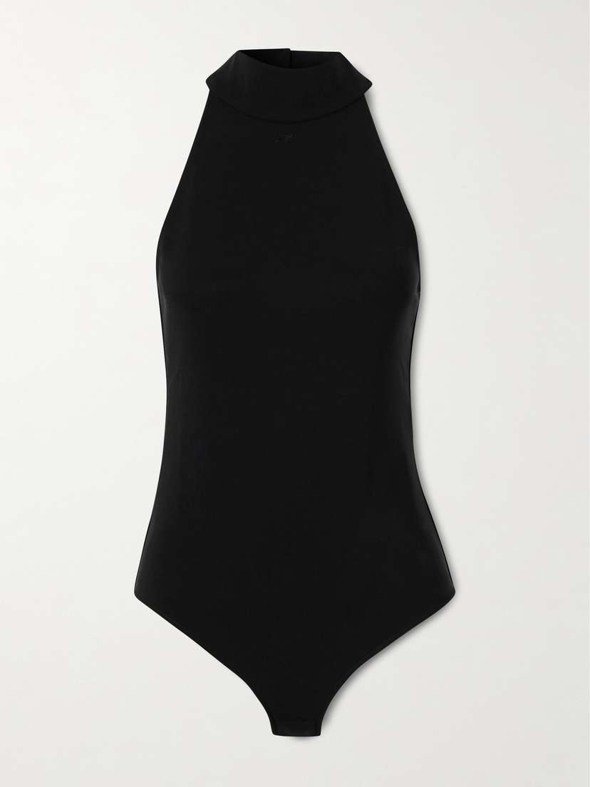 Courrèges Stretch-jersey Halterneck Bodysuit