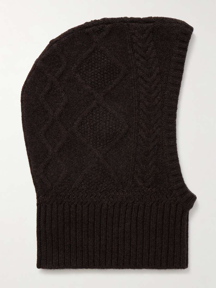 Arch4 Cable-knit Cashmere Balaclava